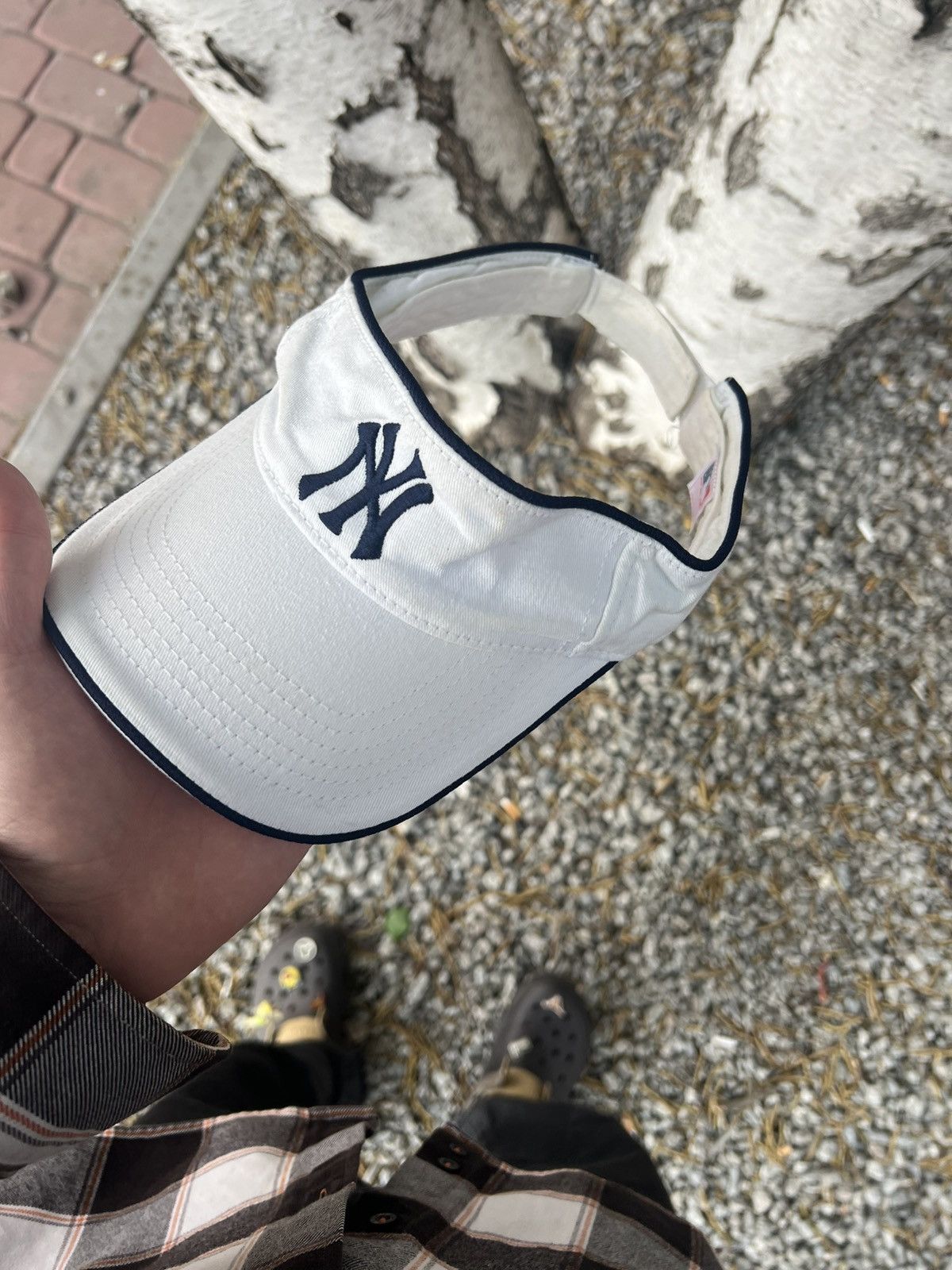 MLB VERY RARE NEW YORK YANKEES MLB RETRO CAP BLOKECORE Y2K 90s Size ONE SIZE - 7 Thumbnail