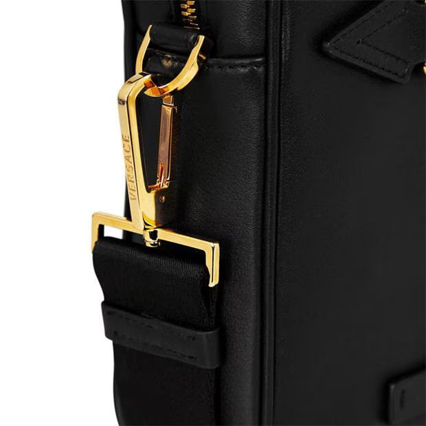 Versace o1g2r1mq0824 Size: OS / Medusa Crossbody Bag in Black & Gold Size ONE SIZE - 3 Thumbnail