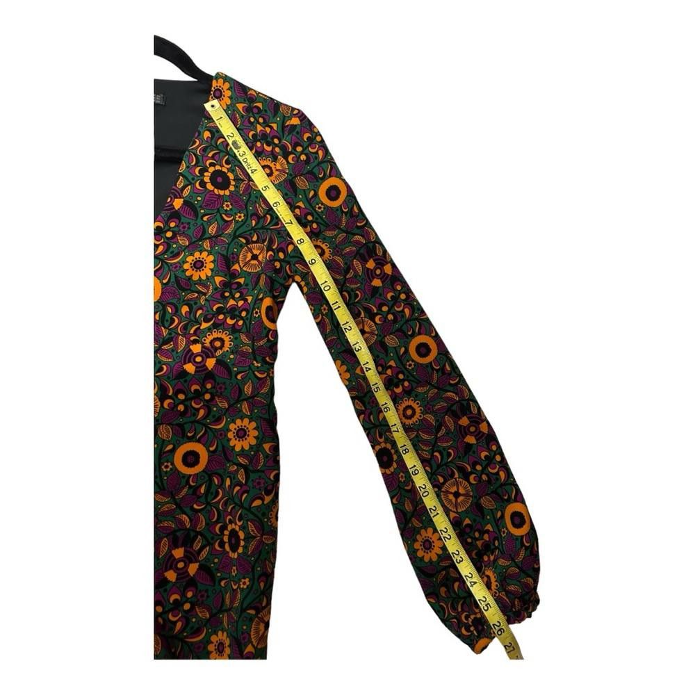 Zara Zara l Retro Floral Long Sleeve Dress XS Size XS / US 0-2 / IT 36-38 - 8 Thumbnail