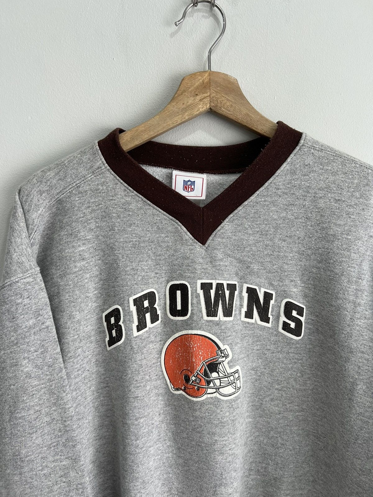 Vintage Vintage Cleveland Browns Sweater sweatshirt Size US L / EU 52-54 / 3 - 2 Thumbnail
