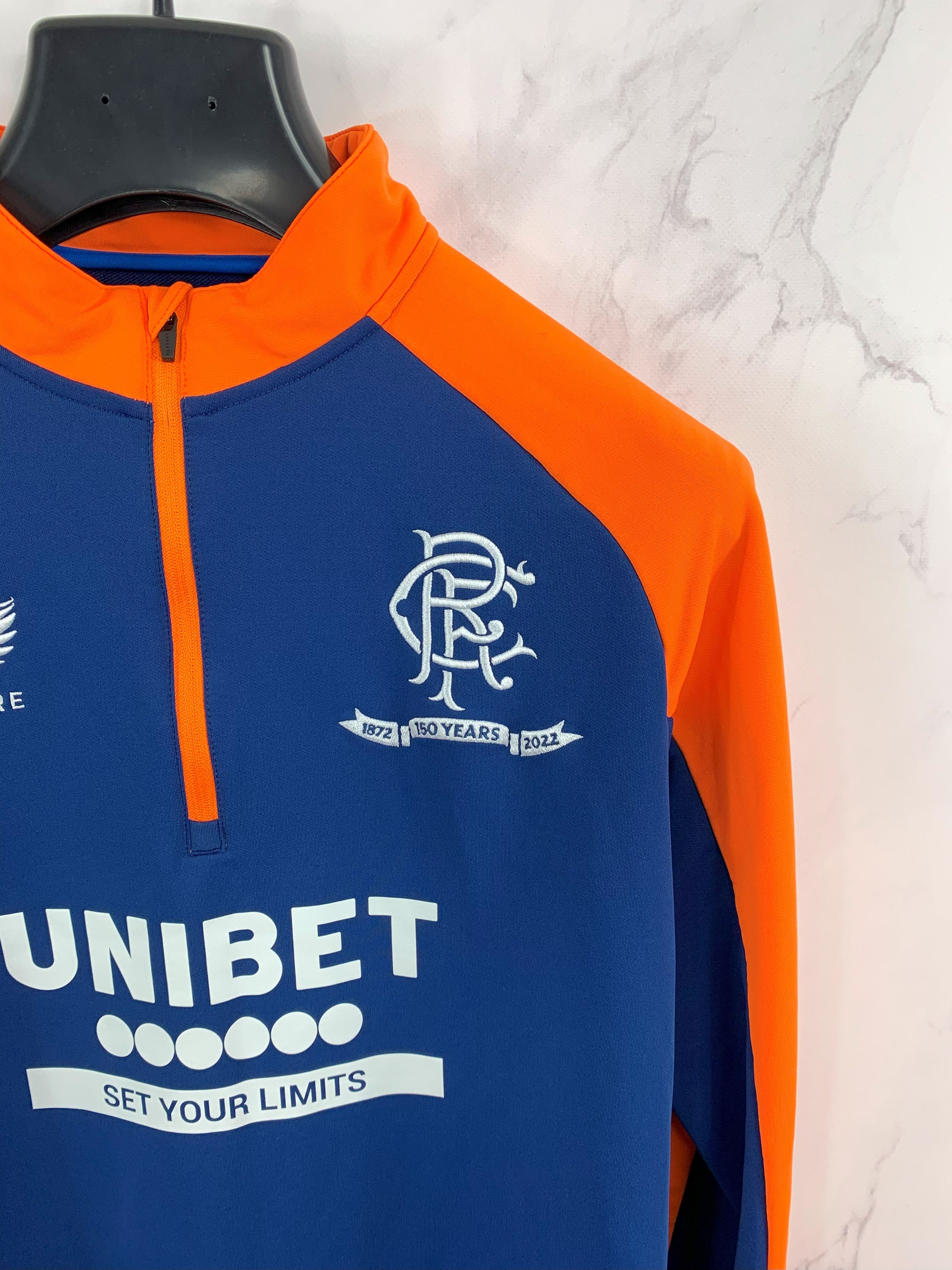 Castore Castore Rangers 1/4 Zip Long Sleeve Training Top 2022/23 Size US S / EU 44-46 / 1 - 3 Thumbnail