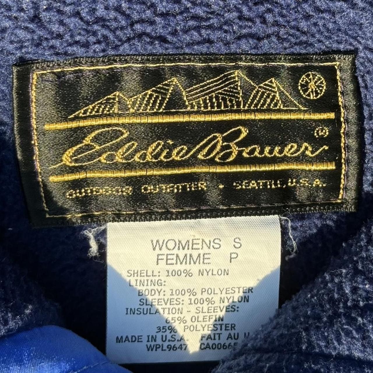 Eddie Bauer × Vintage Early 90s Eddie Bauer fleece lined bomber jacket Made in USA Size S / US 4 / IT 40 - 7 Thumbnail