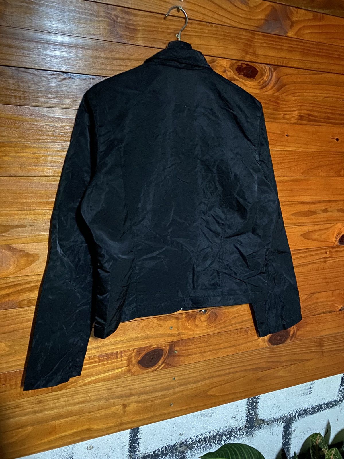 Japanese Brand ACID JAZZ MEN Black Nylon Jacket Minimalist 1990s Streetwear Size US S / EU 44-46 / 1 - 9 Thumbnail