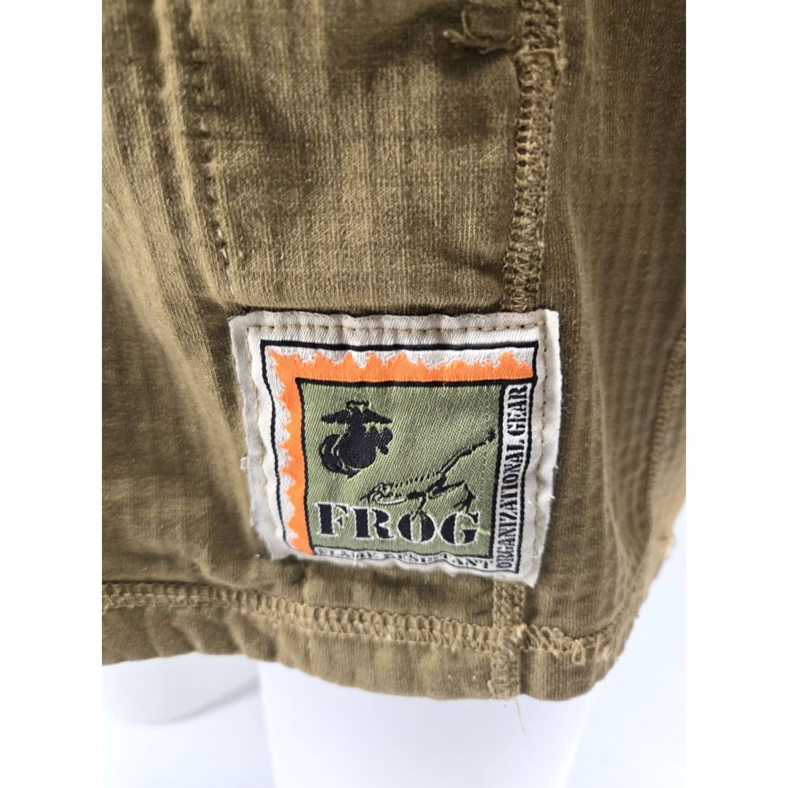 Vintage VINTAGE DISTRESSED USMC FROG Grid Pullover Coyote Brown Flame Resistant Peckham Med Reg Size US M / EU 48-50 / 2 - 6 Thumbnail