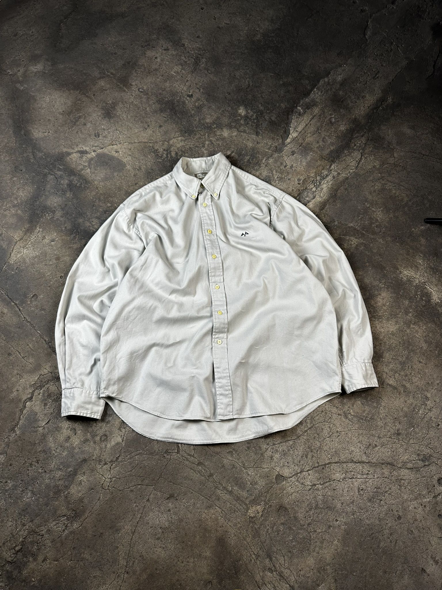 Burberry Vintage Thomas Burberry Basic Button Up Shirt Size US L / EU 52-54 / 3 - 1 Thumbnail