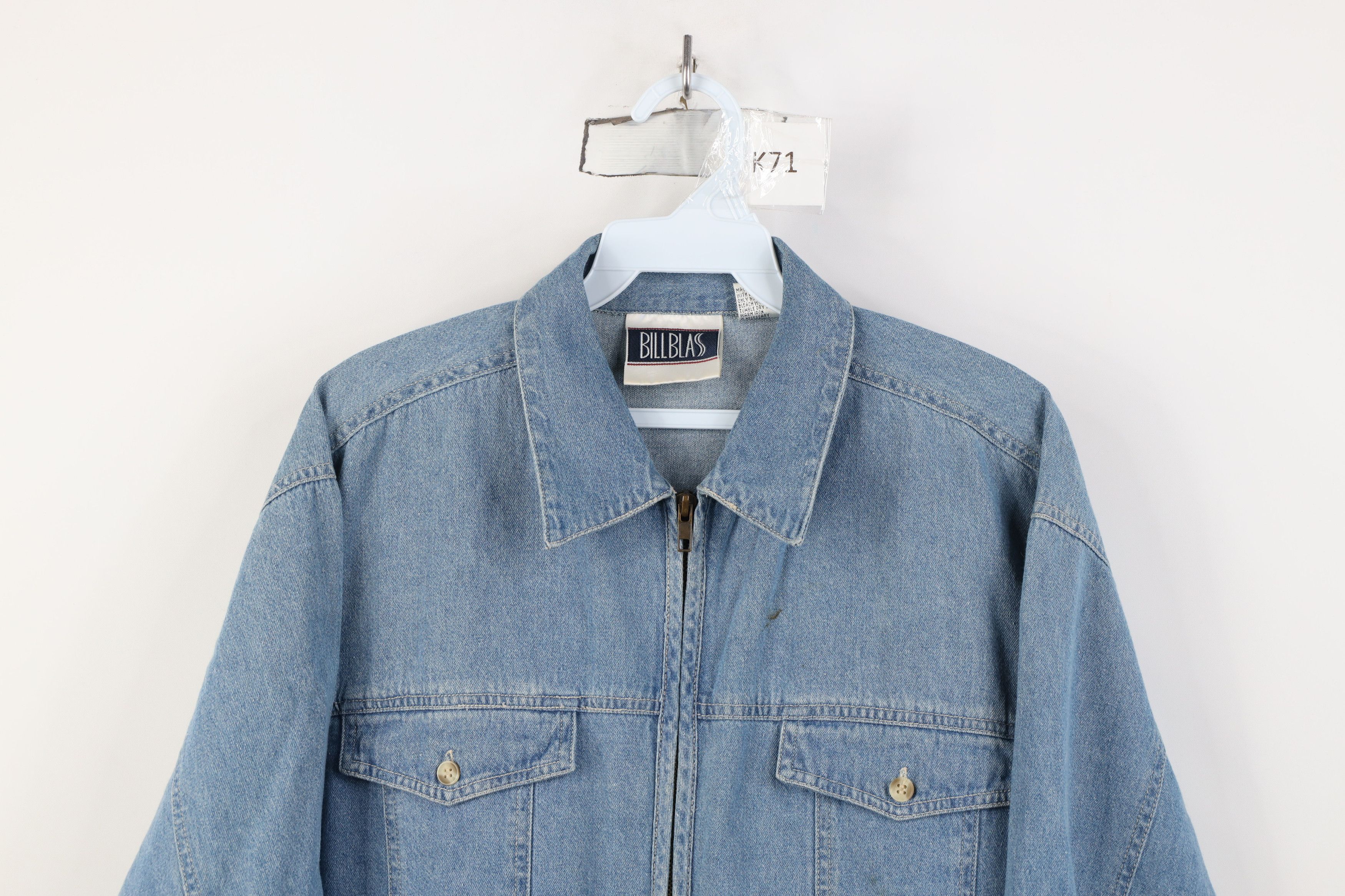 Vintage Vintage 90s Streetwear Babydoll Denim Trucker Jacket Blue Size M / US 6-8 / IT 42-44 - 2 Thumbnail