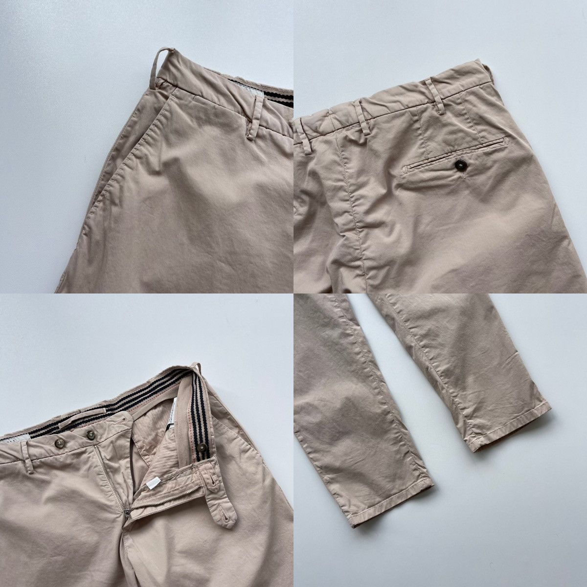 Designer × L.B.M. 1911 L.B.M 1911 Limited Edition Stretch Chinos Pants Beige Size US 33 - 5 Thumbnail
