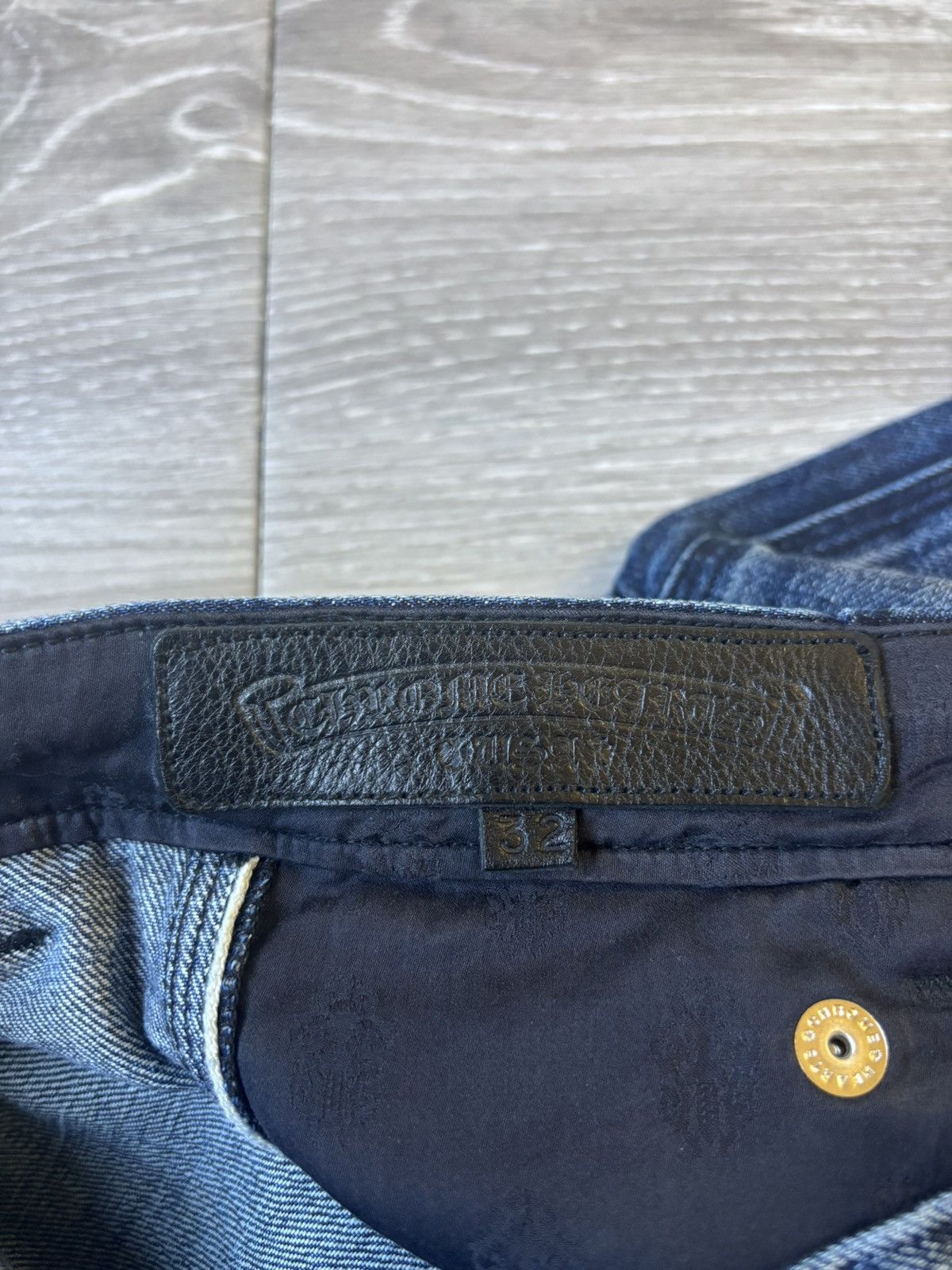 Chrome Hearts Chrome Hearts Blue Turbo Carpenters Size US 32 / EU 48 - 20 Thumbnail
