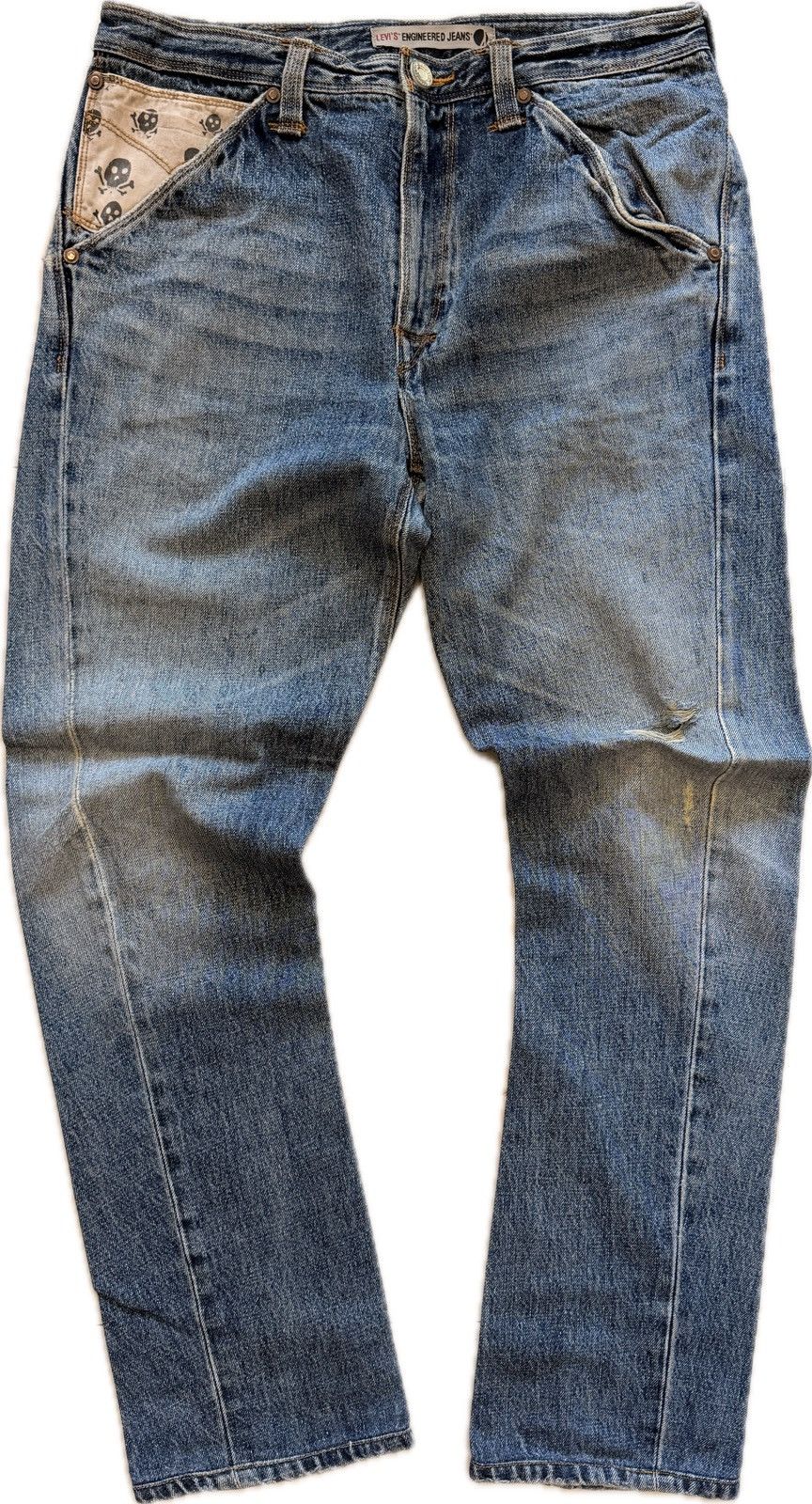 Levi's Levis Engineered Jeans with Skull Pockets Size US 34 / EU 50 - 3 Thumbnail