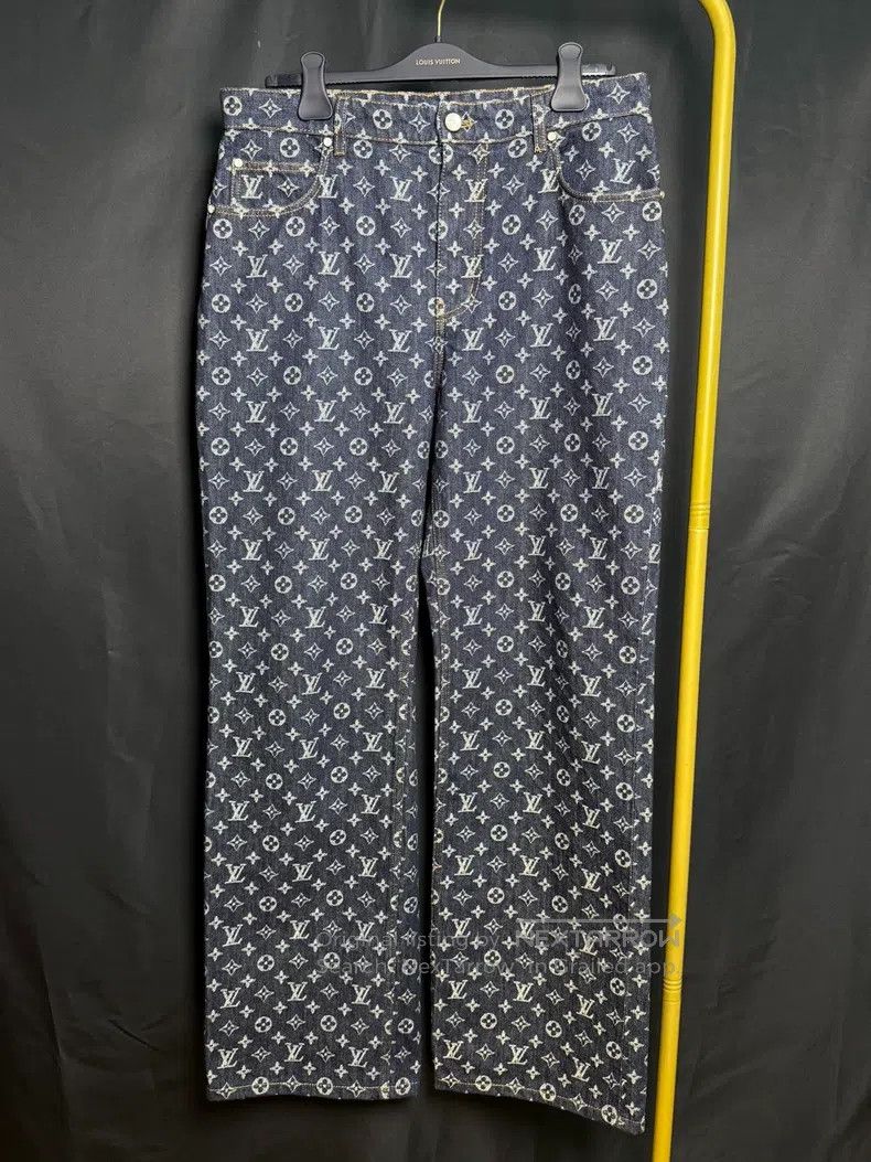 Louis Vuitton Louis Vuitton 25ss presbyopic full-print jeans Size US 32 / EU 48 - 1 Thumbnail