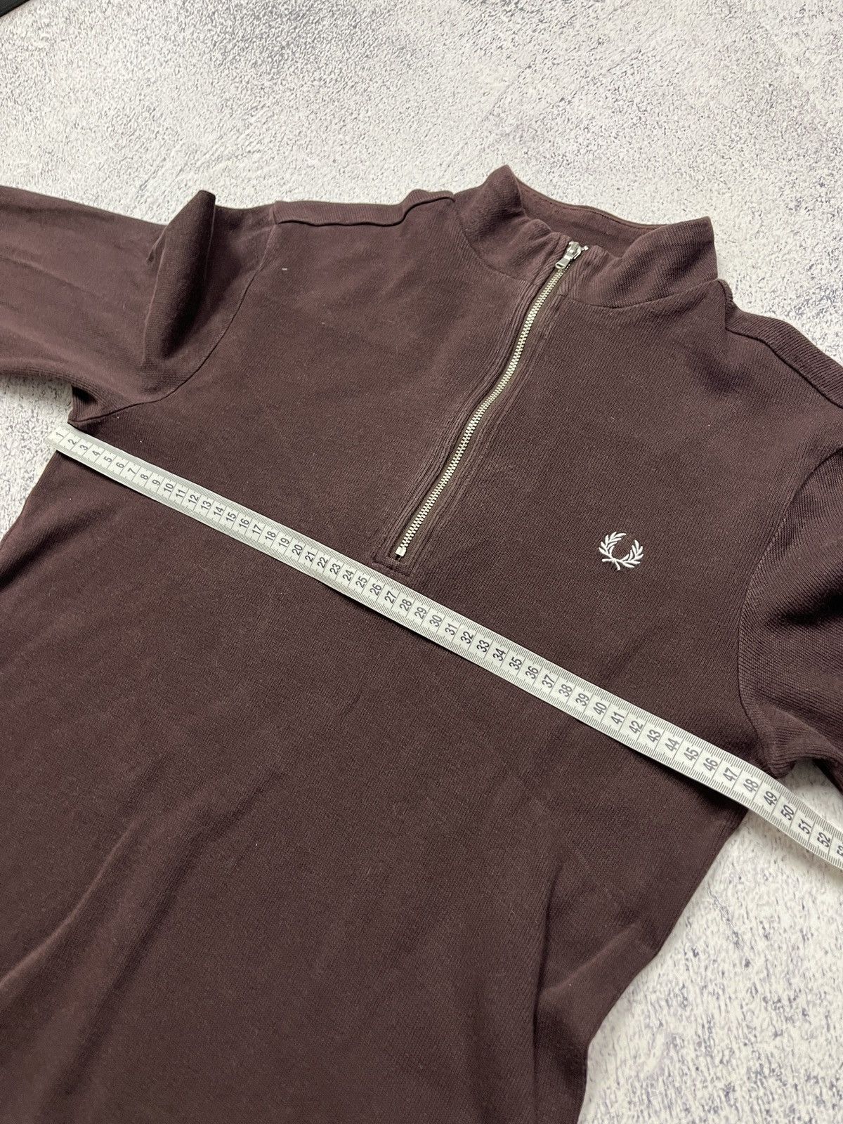 Fred Perry Vintage 00’s Fred Perry 1/4 Zip Sweater Old Money Hype Rare Size US S / EU 44-46 / 1 - 16 Thumbnail