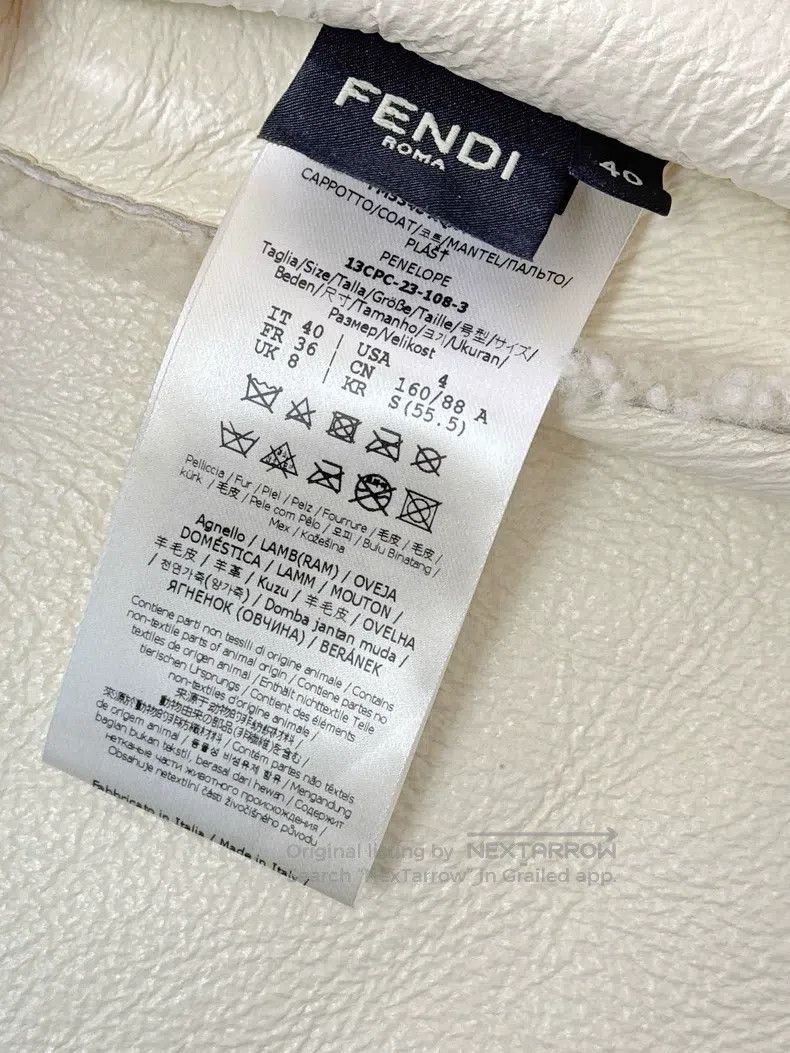 Fendi Fendi Show model fur and leather integrated long coat Size XS / US 0-2 / IT 36-38 - 6 Thumbnail