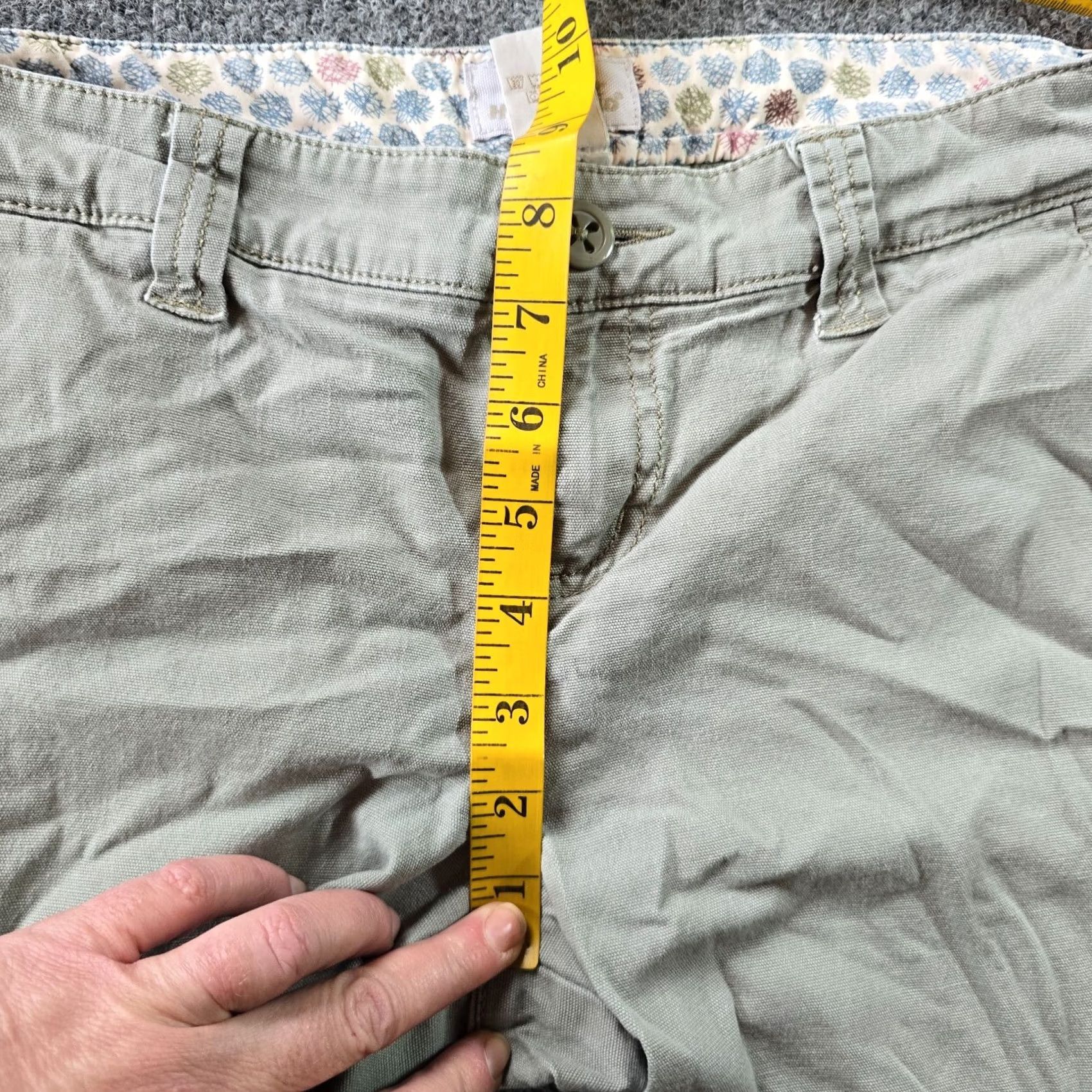 Vintage Horny Toad Pants Womens Size 8 Green Chino Straight Leg Low Rise Casual Capsule Size 30" / US 8 / IT 44 - 7 Thumbnail