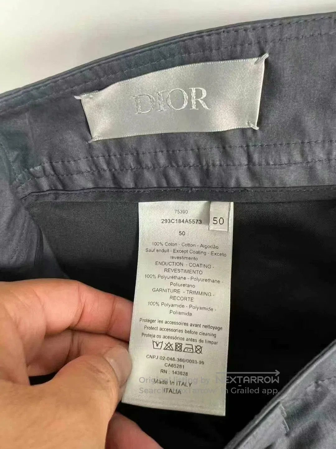 Dior dior dark gray utility cargo pants. Size US 40 / EU 56 - 5 Thumbnail