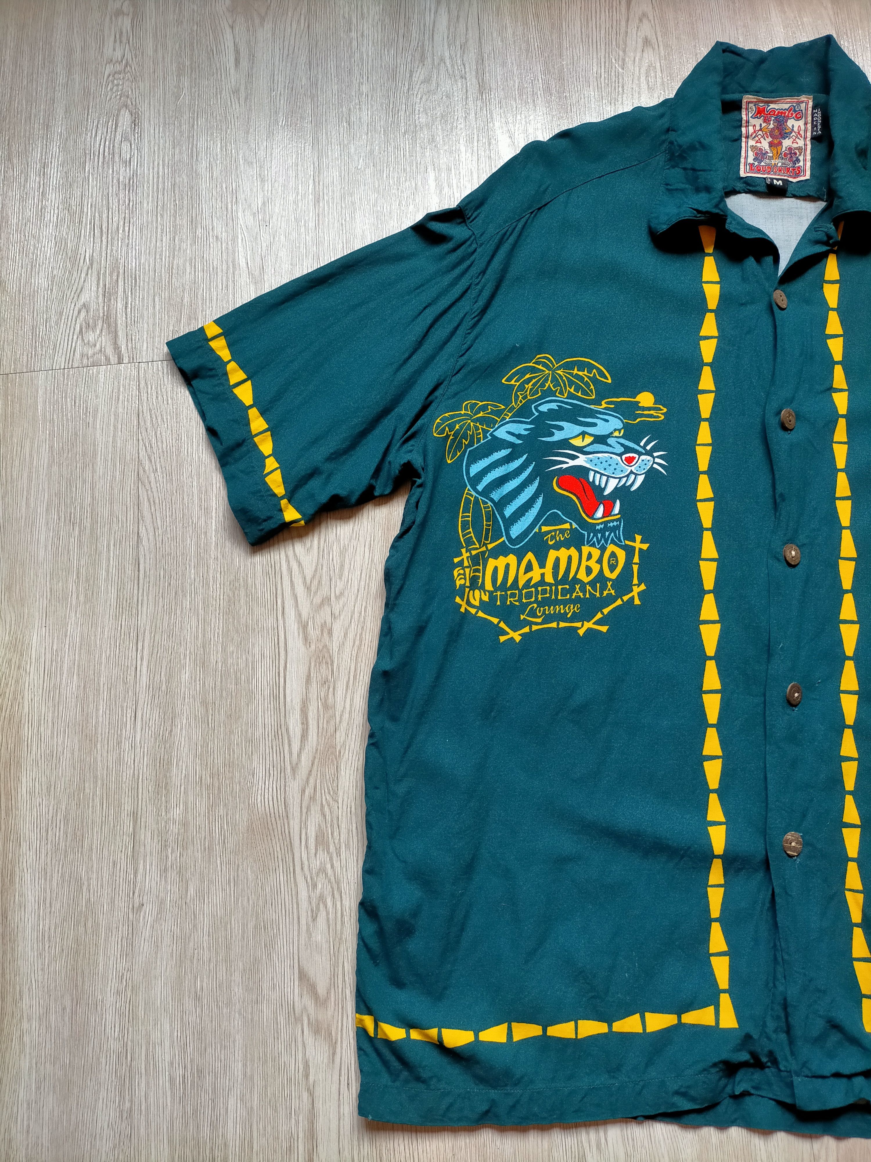 Mambo Vintage 90s Mambo Loud Hawaii Rayon Shirt Button Ups Size US M / EU 48-50 / 2 - 6 Thumbnail