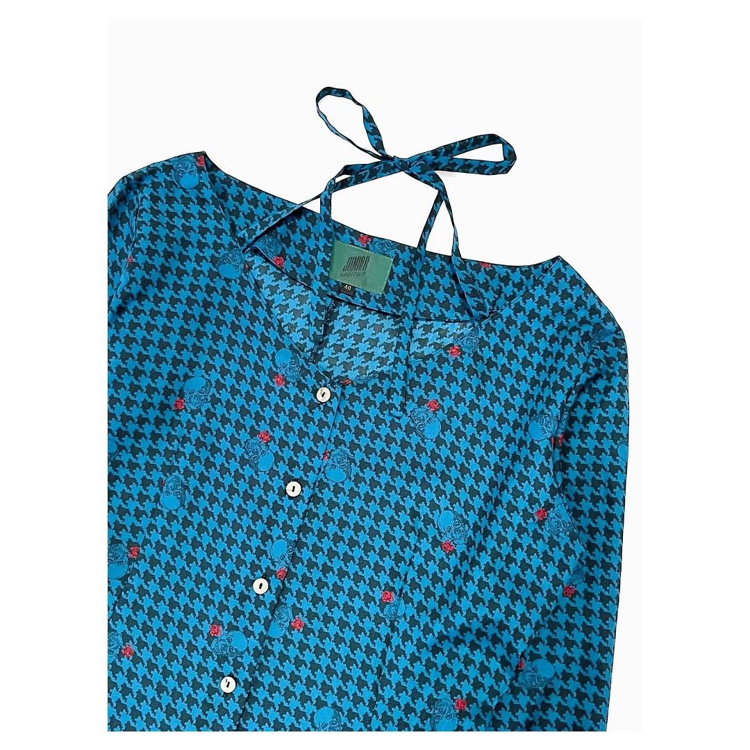 Jean Paul Gaultier Jean Paul Gaultier Skull Prints Shirt Size M / US 6-8 / IT 42-44 - 2 Thumbnail