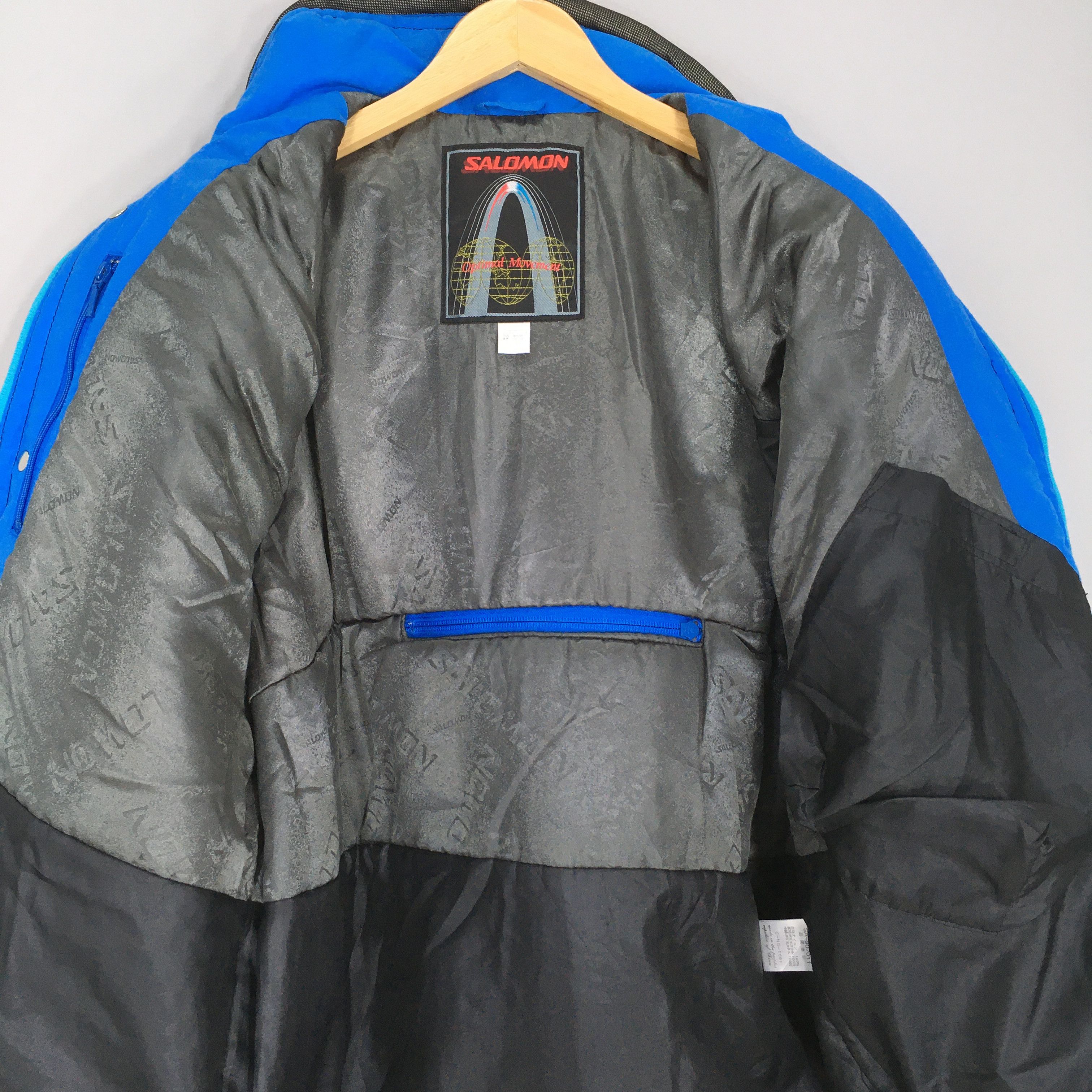 Salomon × Vintage Vintage Salomon Hoodie Ski Wear Bomber Jacket Large Size US L / EU 52-54 / 3 - 8 Thumbnail