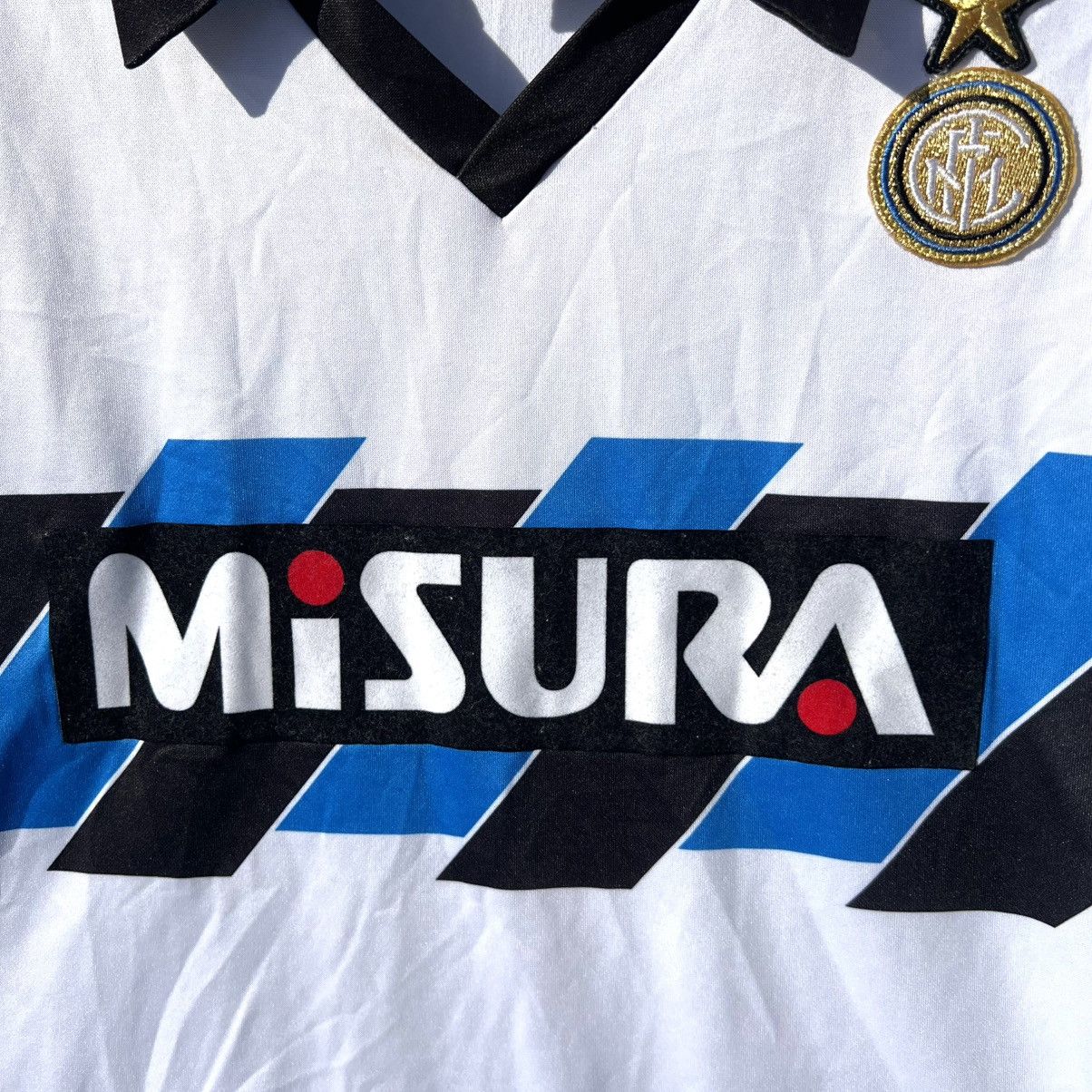 Vintage Vintage Inter Internazionale 1990 style soccer jersey Size US XL / EU 56 / 4 - 4 Thumbnail