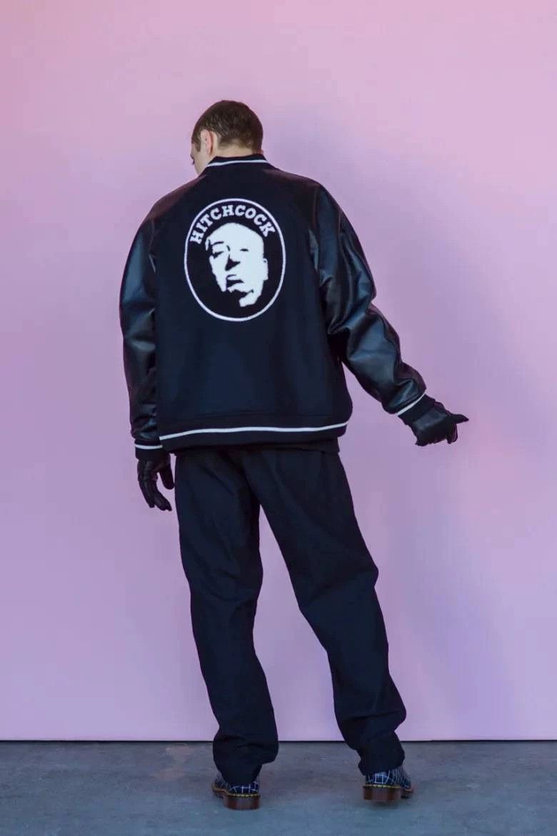 Undercover Undercover Hitchcock 22AW Leather-Sleeve Wool Baseball Jkt Size US M / EU 48-50 / 2 - 8 Thumbnail