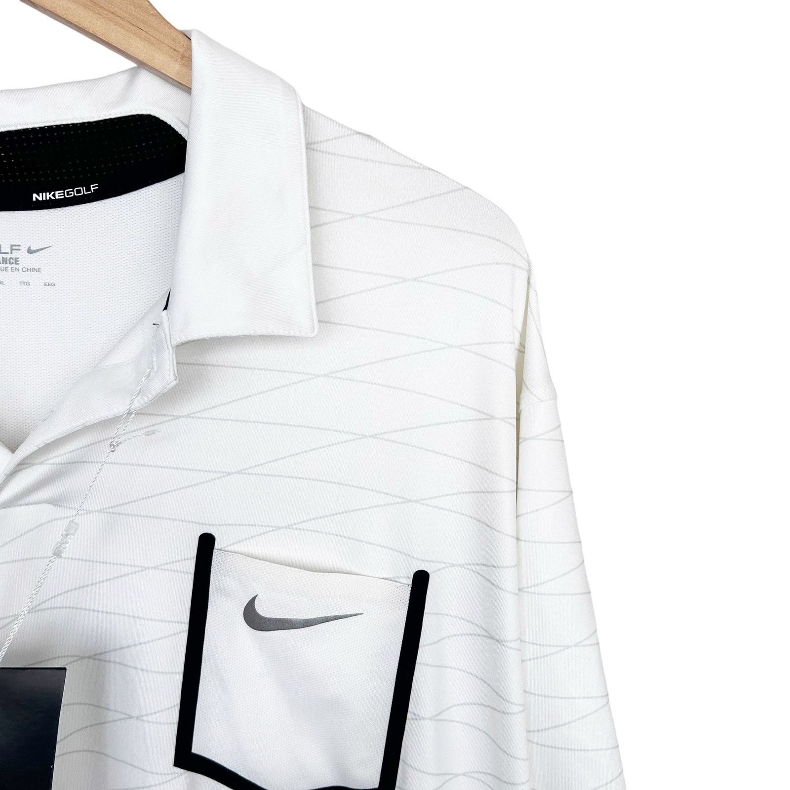 Nike Nike Golf Tour Performance White Short Sleeve Polo Sz XXL Size US XXL / EU 58 / 5 - 3 Thumbnail