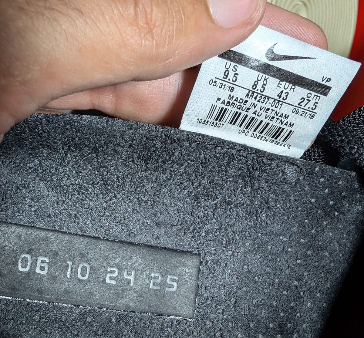 Fear of God × Nike Size 9.5 - Nike Air Fear Of God 1 Black Size US 9.5 / EU 42-43 - 6 Thumbnail