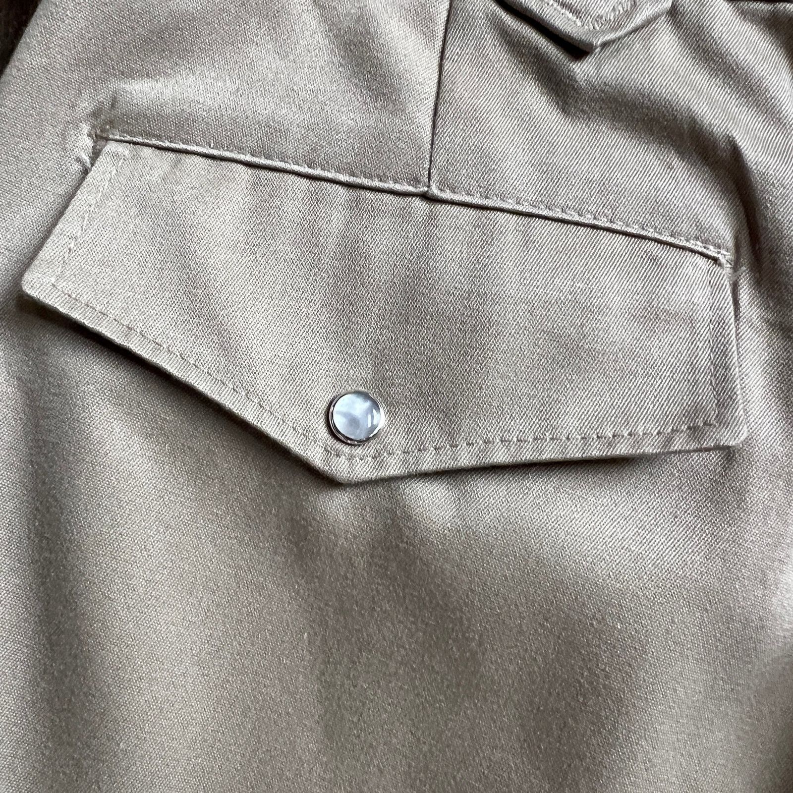 Vintage VTG RARE Tuf-Nut USA Pearl Snap Pocket Tan Pants 36x32 Size US 36 / EU 52 - 6 Thumbnail
