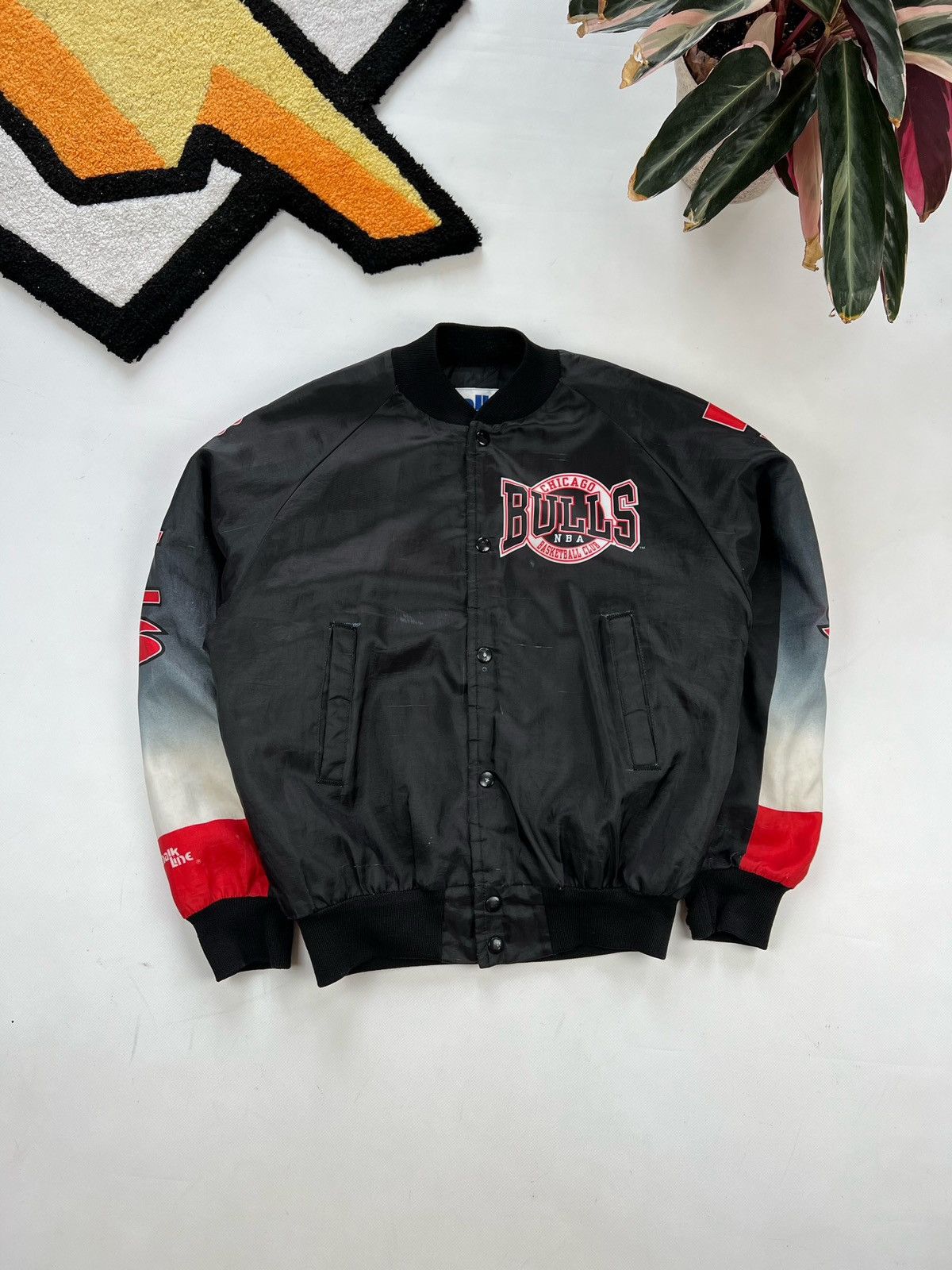 Chalk Line × NBA × Vintage Vintage 90s Chicago Bulls Michael Jordan Chalk line jacket Size US S / EU 44-46 / 1 - 5 Thumbnail