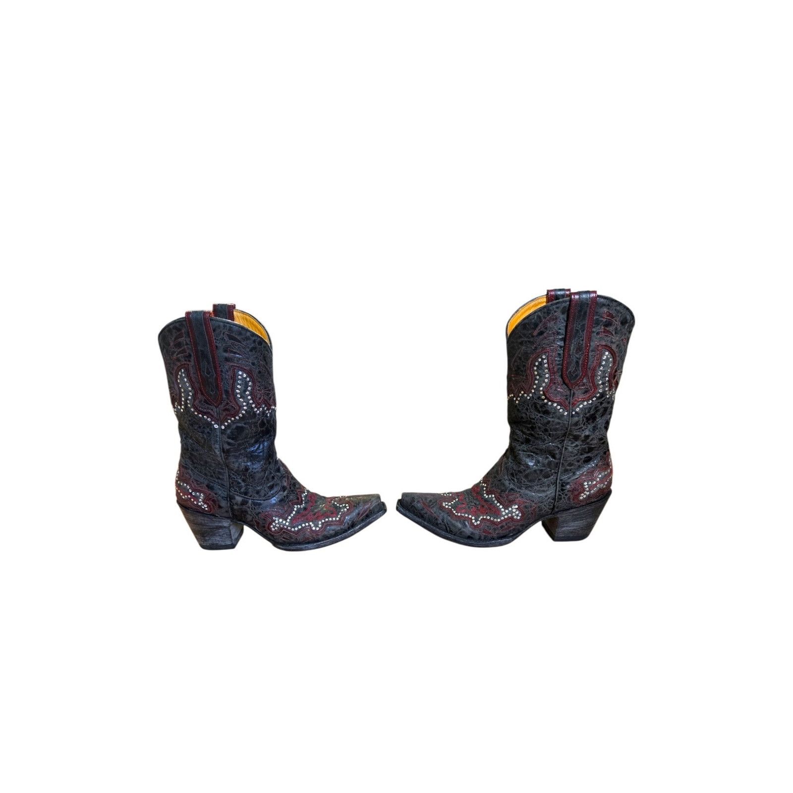Old Gringo Old Gringo Crystal Embroidered Leather Western Boots Size US 7 / IT 37 - 3 Thumbnail