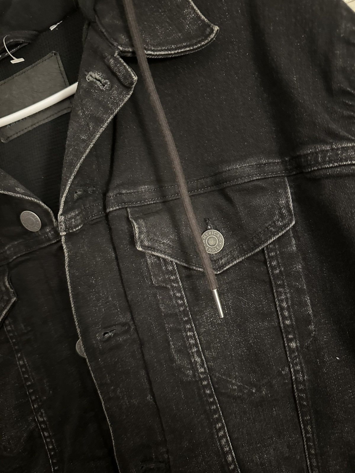 American Eagle Outfitters American Eagle Black Denim Jacket Size US L / EU 52-54 / 3 - 4 Thumbnail