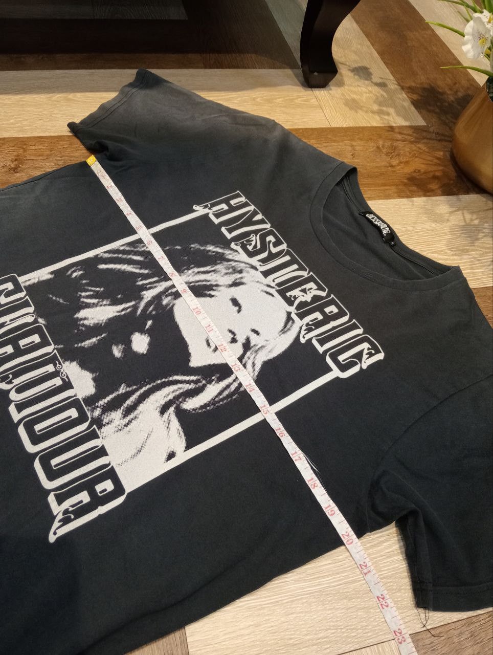 Hysteric Glamour VTG HYSTERIC GLAMOUR CONTORT YOURSELF T-SHIRT - FADED BLACK Size US L / EU 52-54 / 3 - 12 Thumbnail