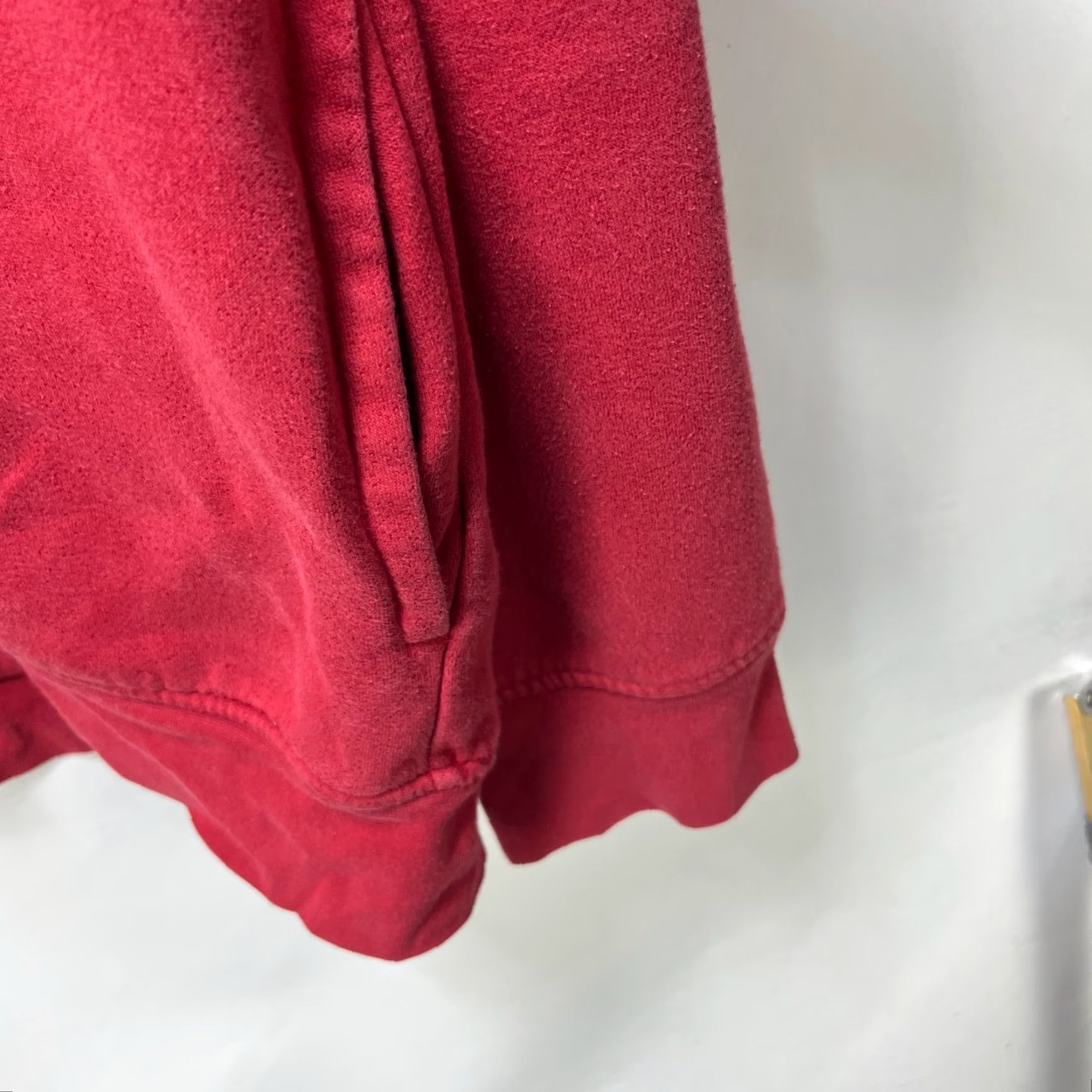 Polo Ralph Lauren Vintage Polo Ralph Lauren Hoodie L Men Red Cotton Fleece Hooded Bear - 90s? Size US L / EU 52-54 / 3 - 5 Thumbnail