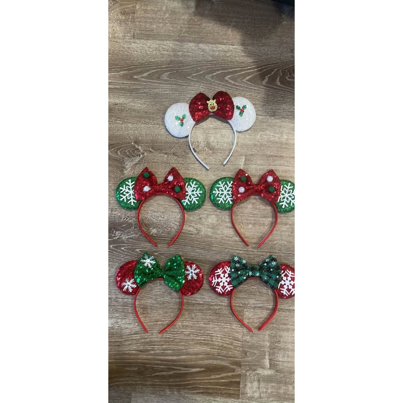 Mickey Mouse NEW Minnie Mouse Holiday Headbands Size ONE SIZE - 3 Thumbnail