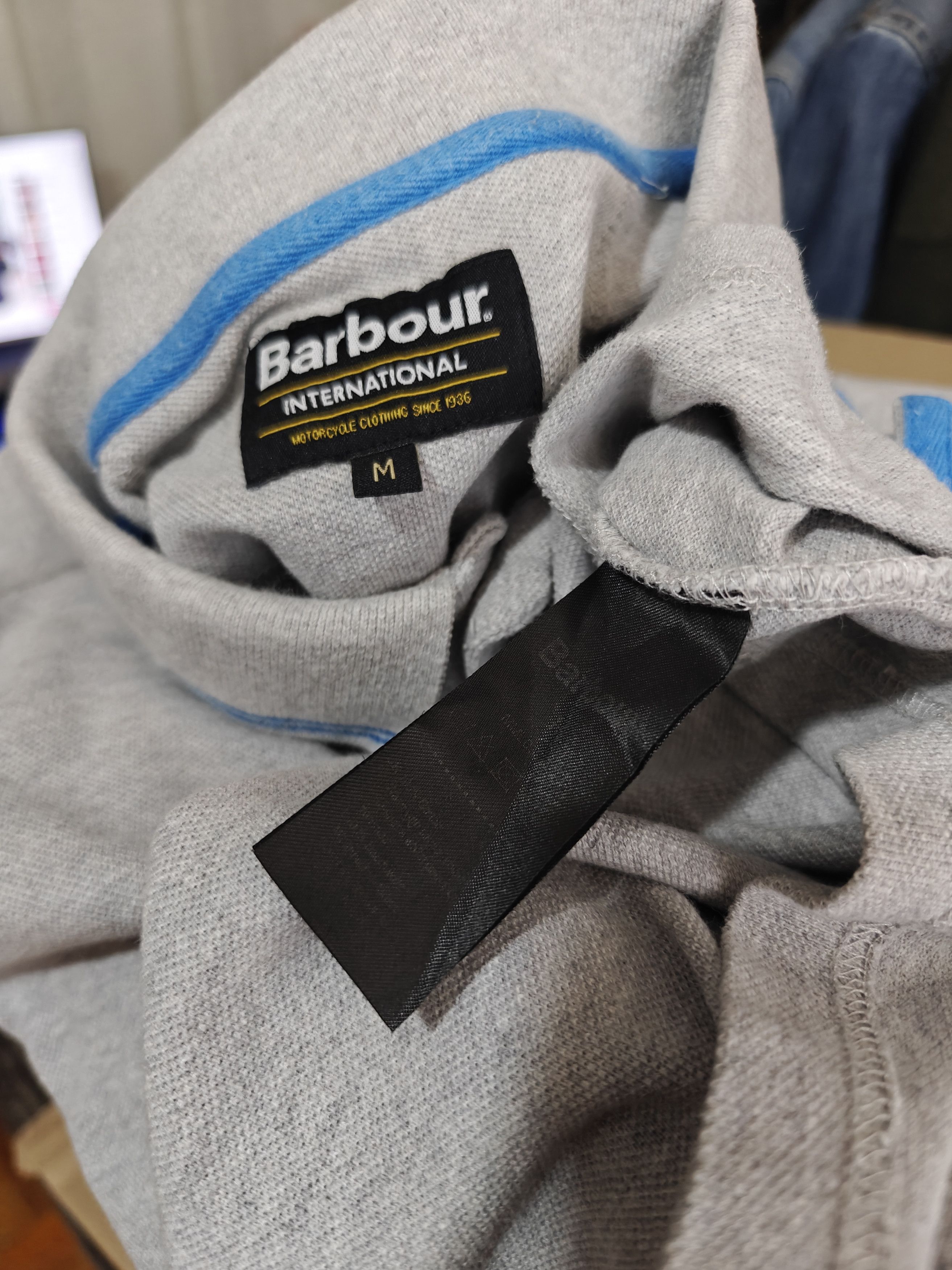 Barbour Barbour International Polo T-Shirt Gray size M Size US M / EU 48-50 / 2 - 9 Thumbnail