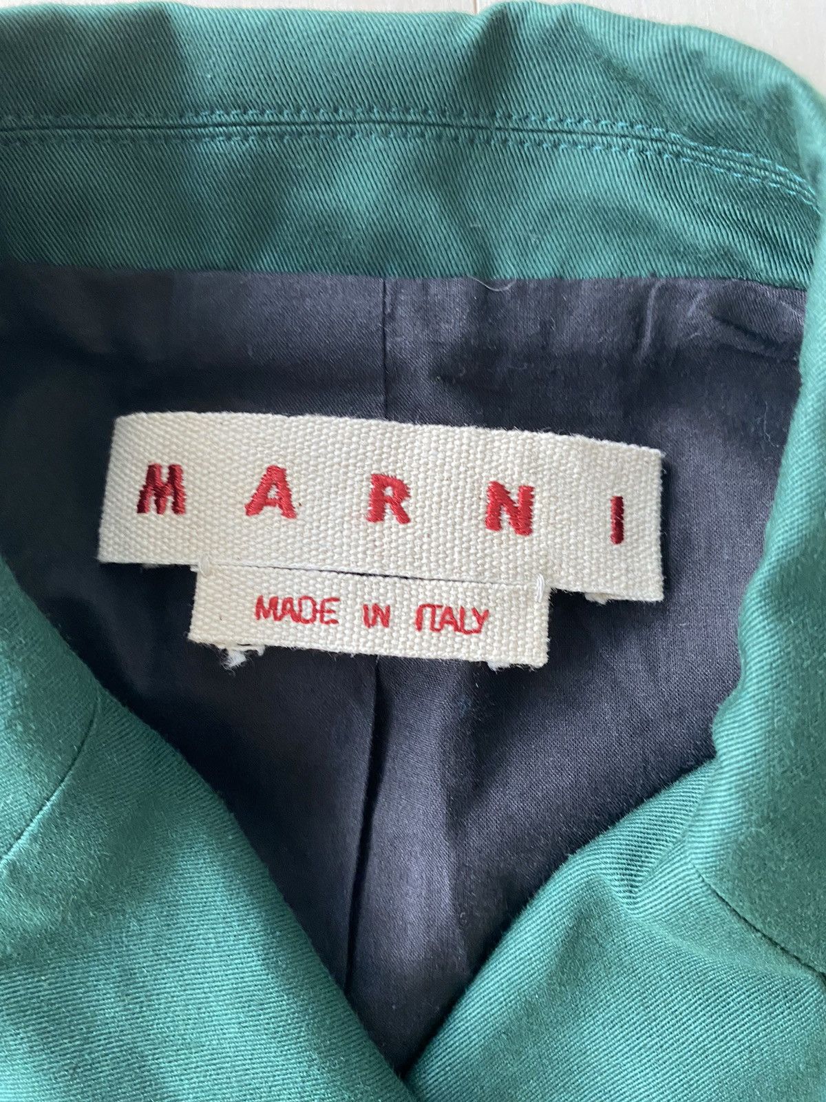 Marni MARNI green cropped women’s blazer 🔥 Size S / US 4 / IT 40 - 3 Thumbnail