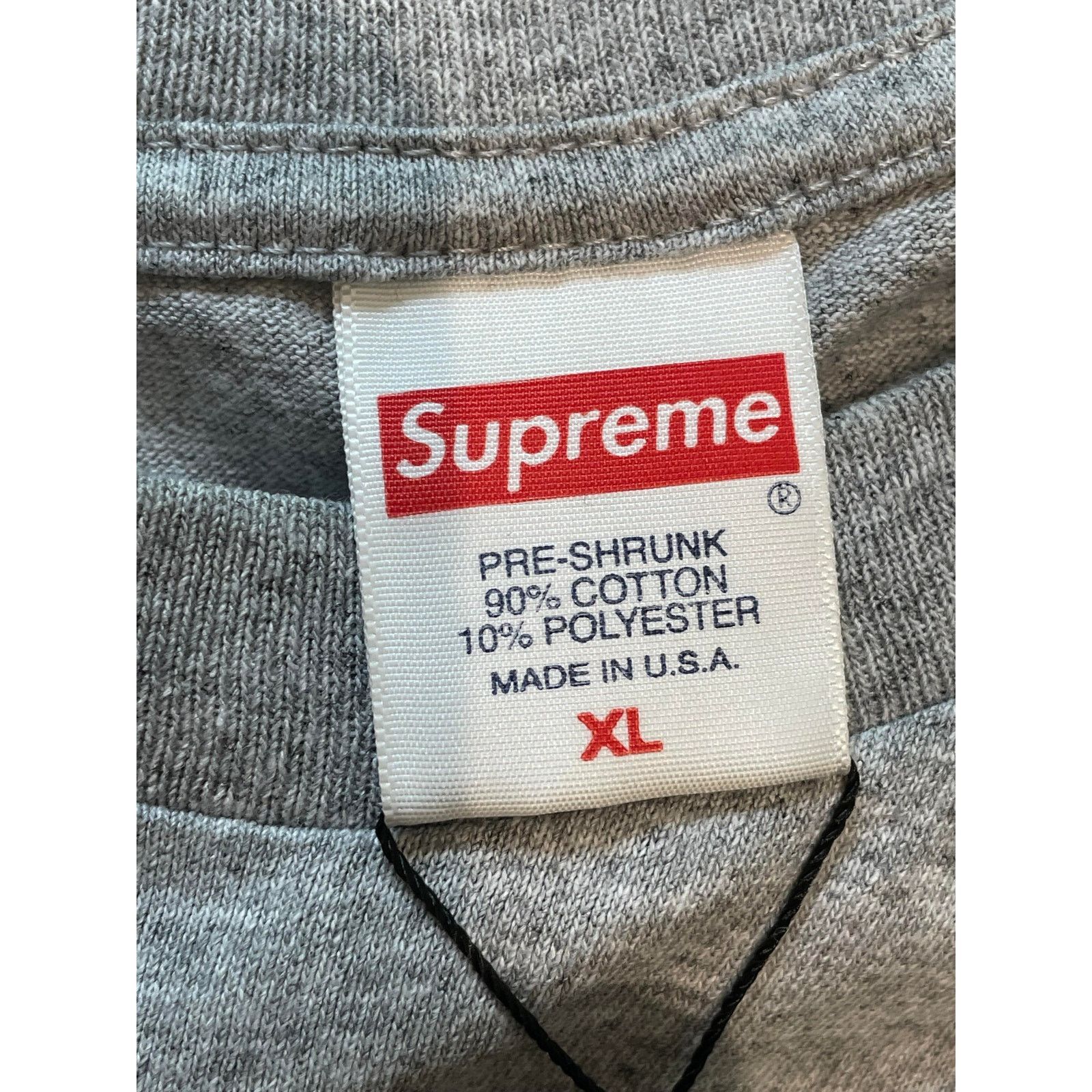 Supreme Supreme Grey Josh Smith Tee Size US XL / EU 56 / 4 - 5 Thumbnail