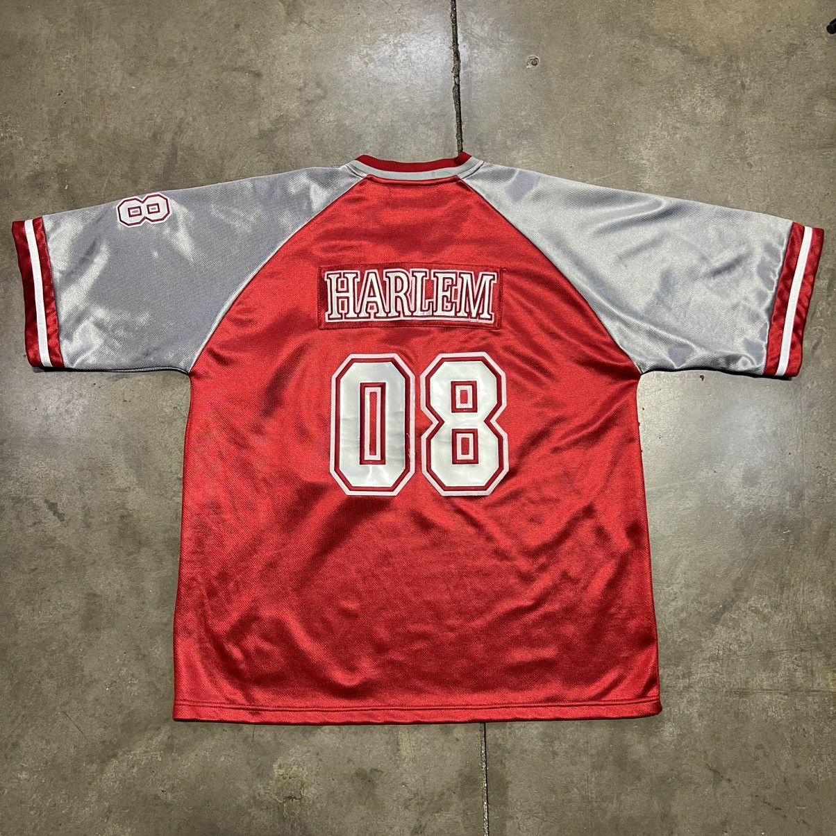 Vintage Vintage Y2K NYC 212 Harlem Football Jersey Oversized Skater Size US XL / EU 56 / 4 - 7 Thumbnail