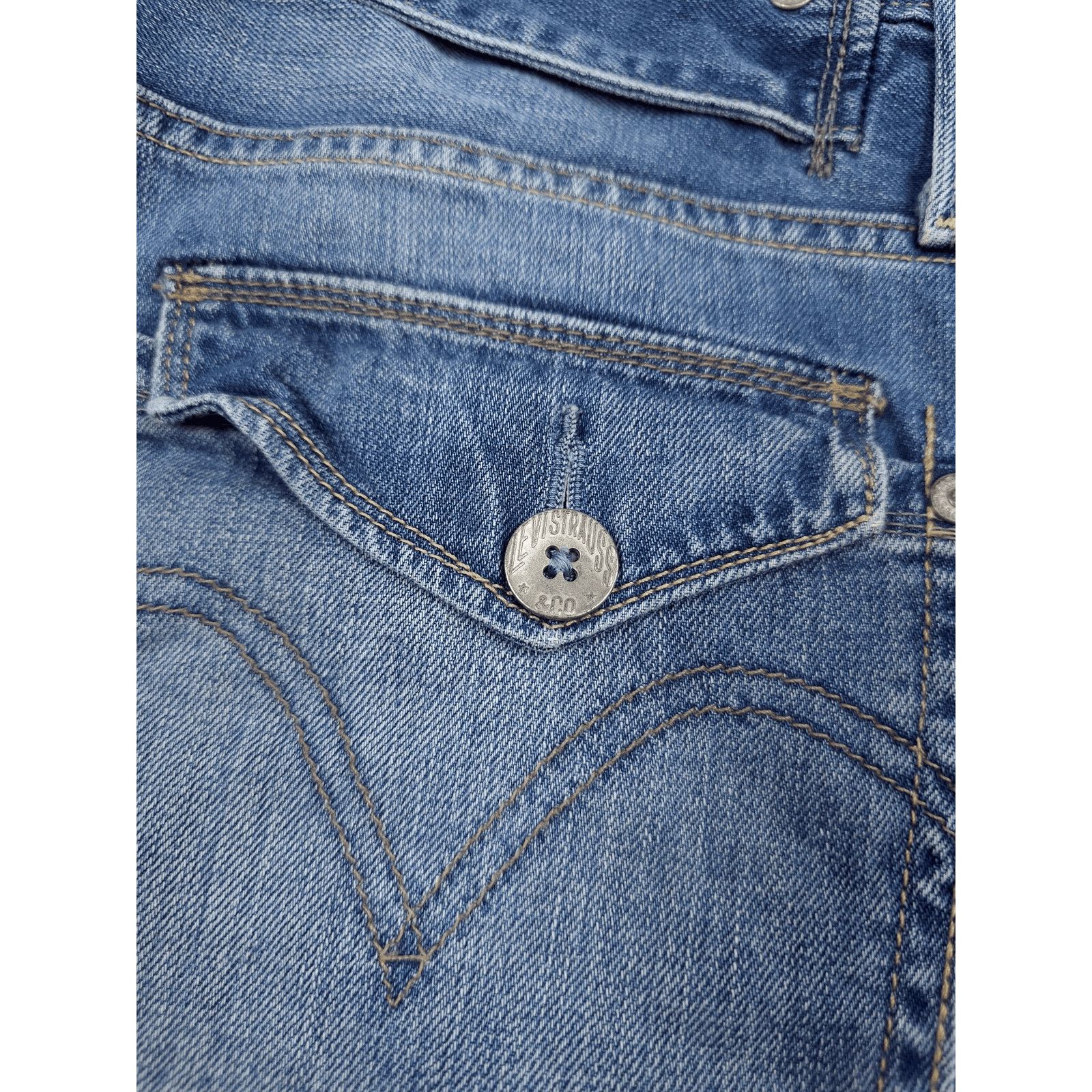 Levi's × Levi's Vintage Clothing × Vintage 💎Size 32 Levi's 506 Engineered Shorts Jorts Loose Denim Size US 32 / EU 48 - 8 Thumbnail