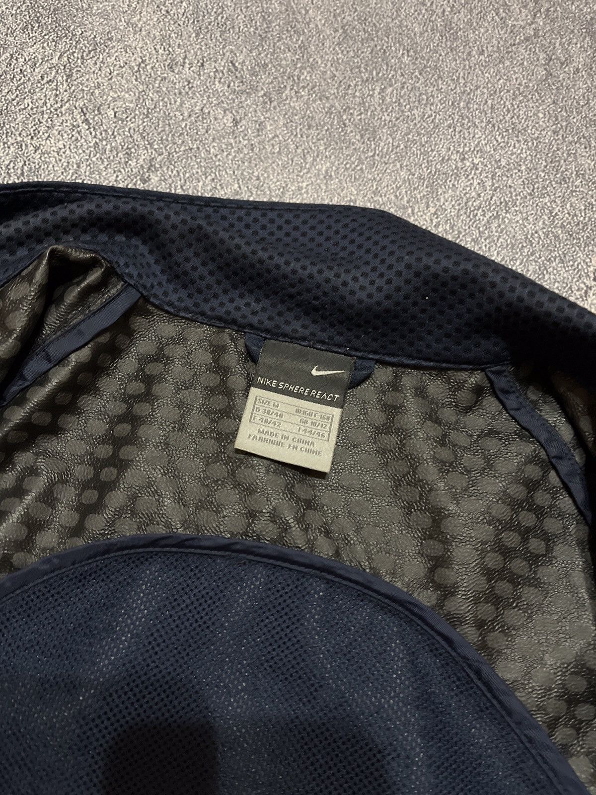 Nike × Nike ACG × Vintage Crazy Vintage Y2K Nike Windbreaker Track Jacket Navy Blue Size US M / EU 48-50 / 2 - 5 Thumbnail