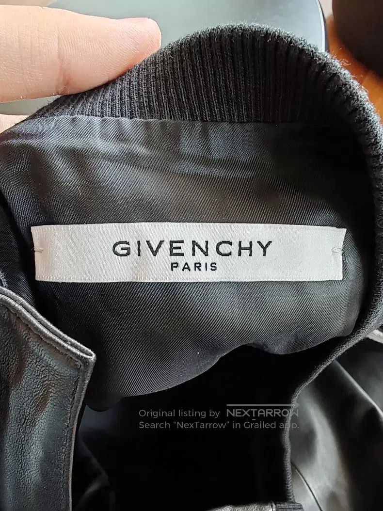 Givenchy Givenchy Grey Lamb Leather Short-Sleeve Shirt Size US S / EU 44-46 / 1 - 2 Thumbnail