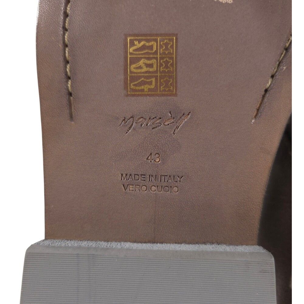 Marsell Marsell Distressed Metallic Leather Derbys US 10 EU 43 Mens Size US 10 / EU 43 - 8 Thumbnail