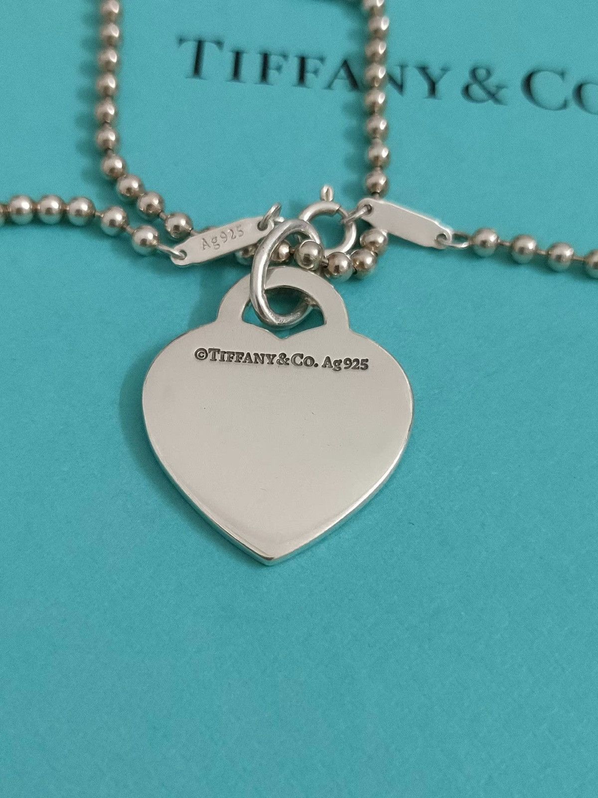 【希少】Supreme × Tiffany & Co. Heart Tag Pendant Supreme×TIFFANY&Co. Return to Tiffany Heart Tag Pendant 21AW