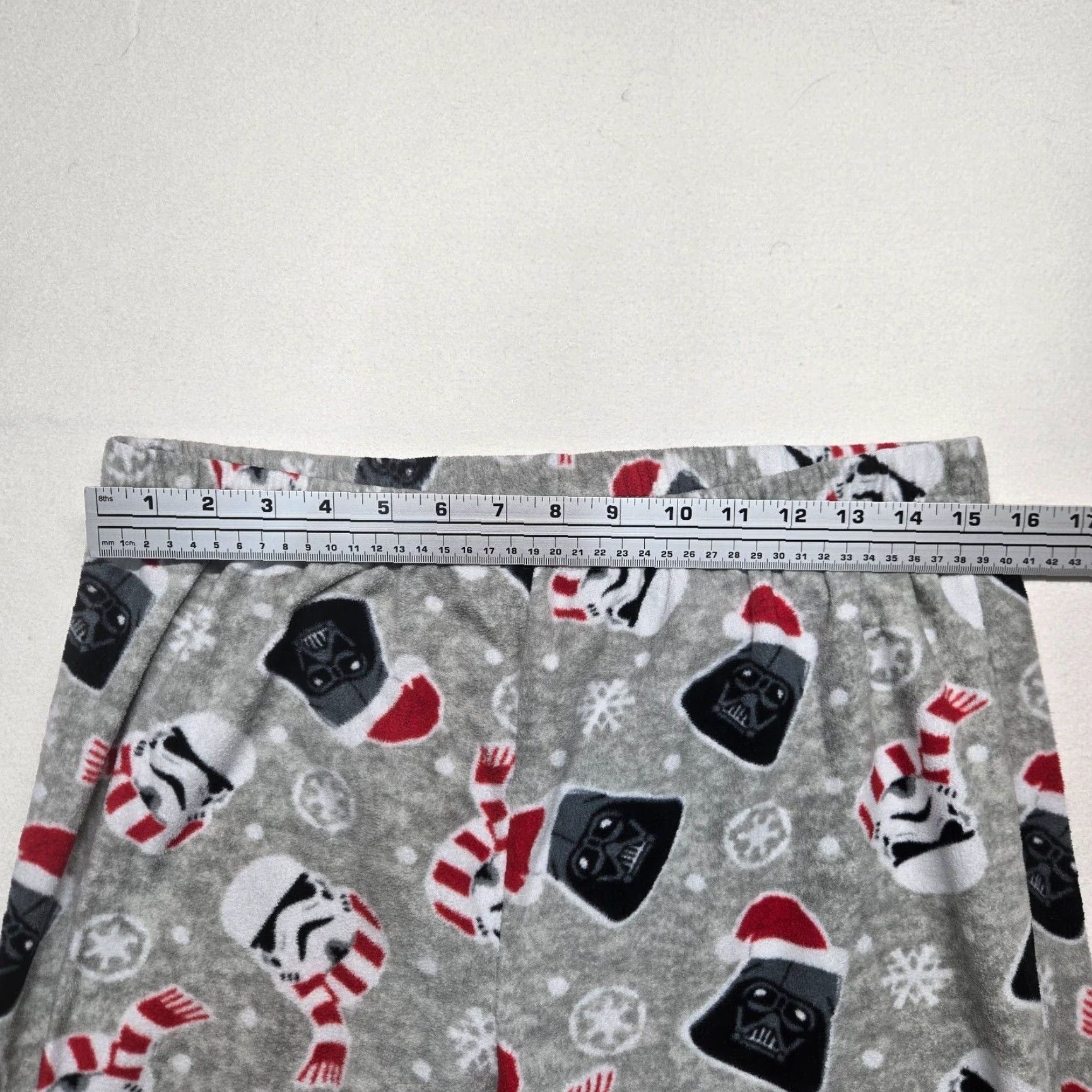 Star Wars Star Wars Pajama Pants Men M Gray Flannel Darth Vader Stormtroopers Holiday Xmas 90s Size US 31 - 4 Thumbnail