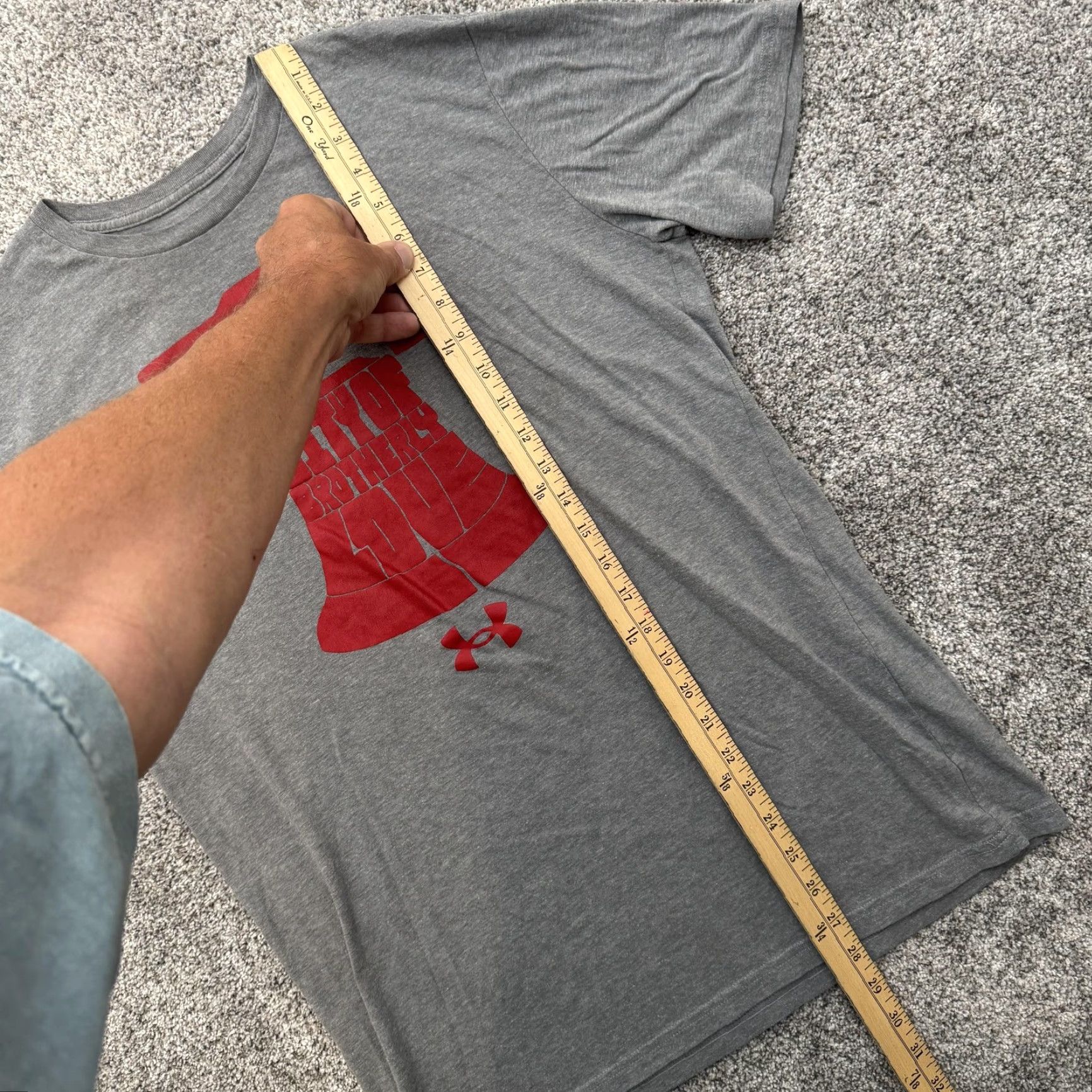 Under Armour Under Armour Shirt Mens Medium Gray City of Brotherly Love Liberty Bell Tee 2022 Size US M / EU 48-50 / 2 - 2 Thumbnail