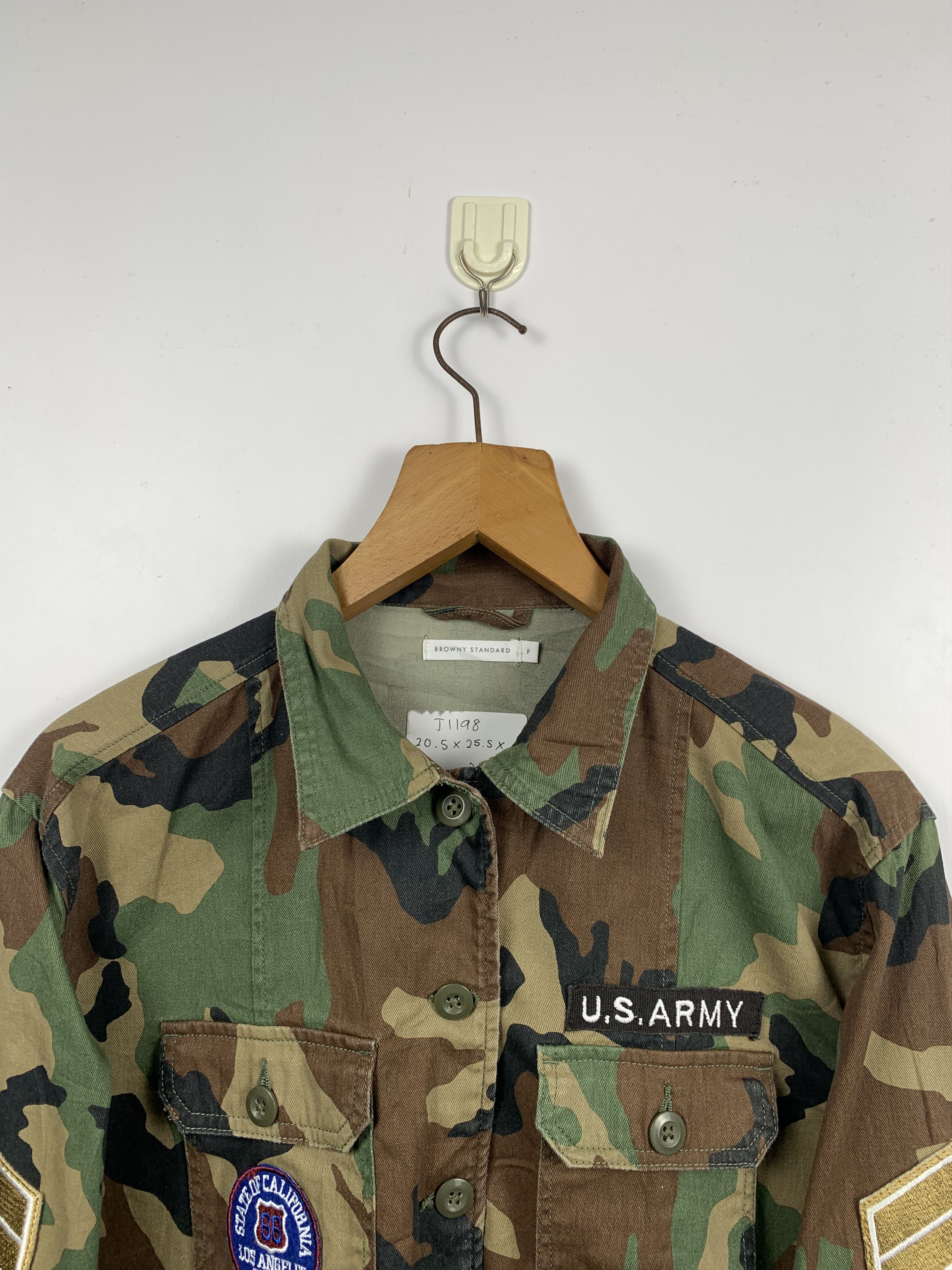 Japanese Brand Japanese Brand Browny Camo Military Jacket J1198 Size US M / EU 48-50 / 2 - 2 Thumbnail