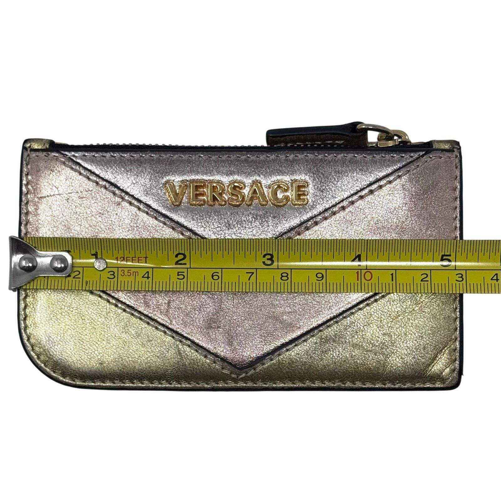 Versace Versace Metallic Zipper Wallet Size ONE SIZE - 13 Thumbnail