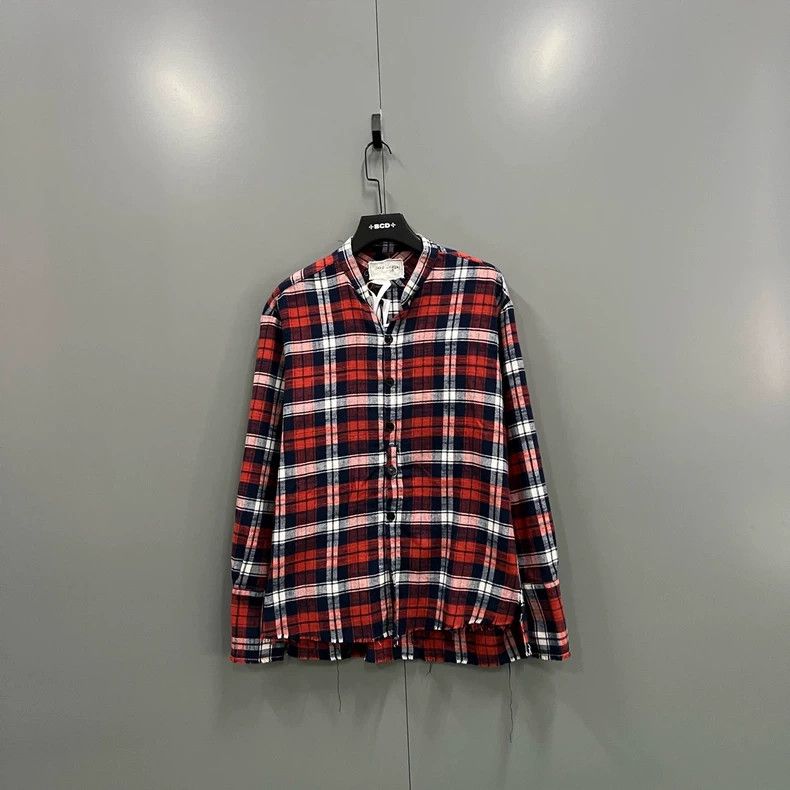 Greg Lauren greg lauren plaid shirt 2506-Nextarrow Size US M / EU 48-50 / 2 - 1 Thumbnail