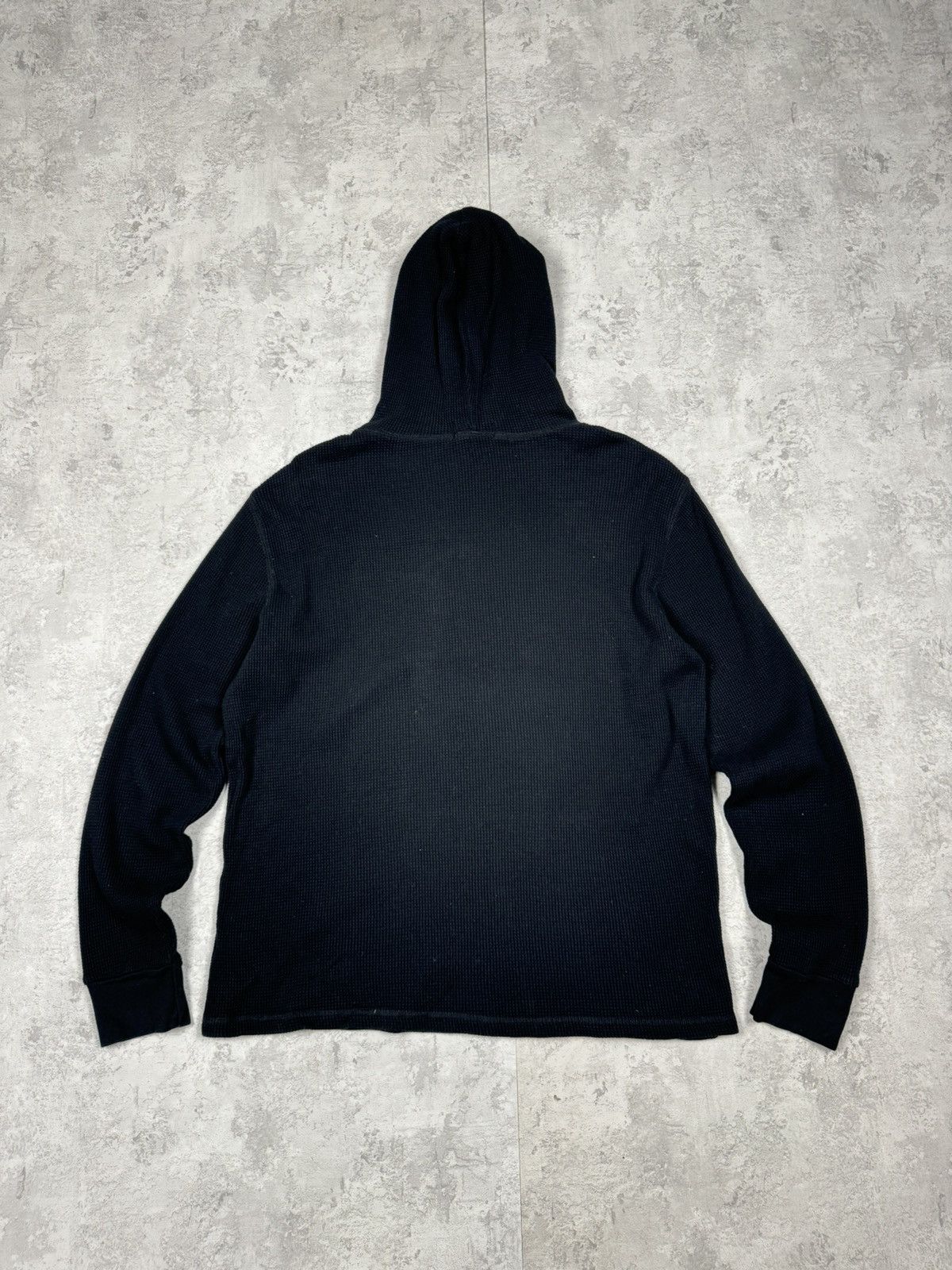 Polo Ralph Lauren Polo Ralph Lauren Waffle Hoodie Size L Size US L / EU 52-54 / 3 - 6 Thumbnail