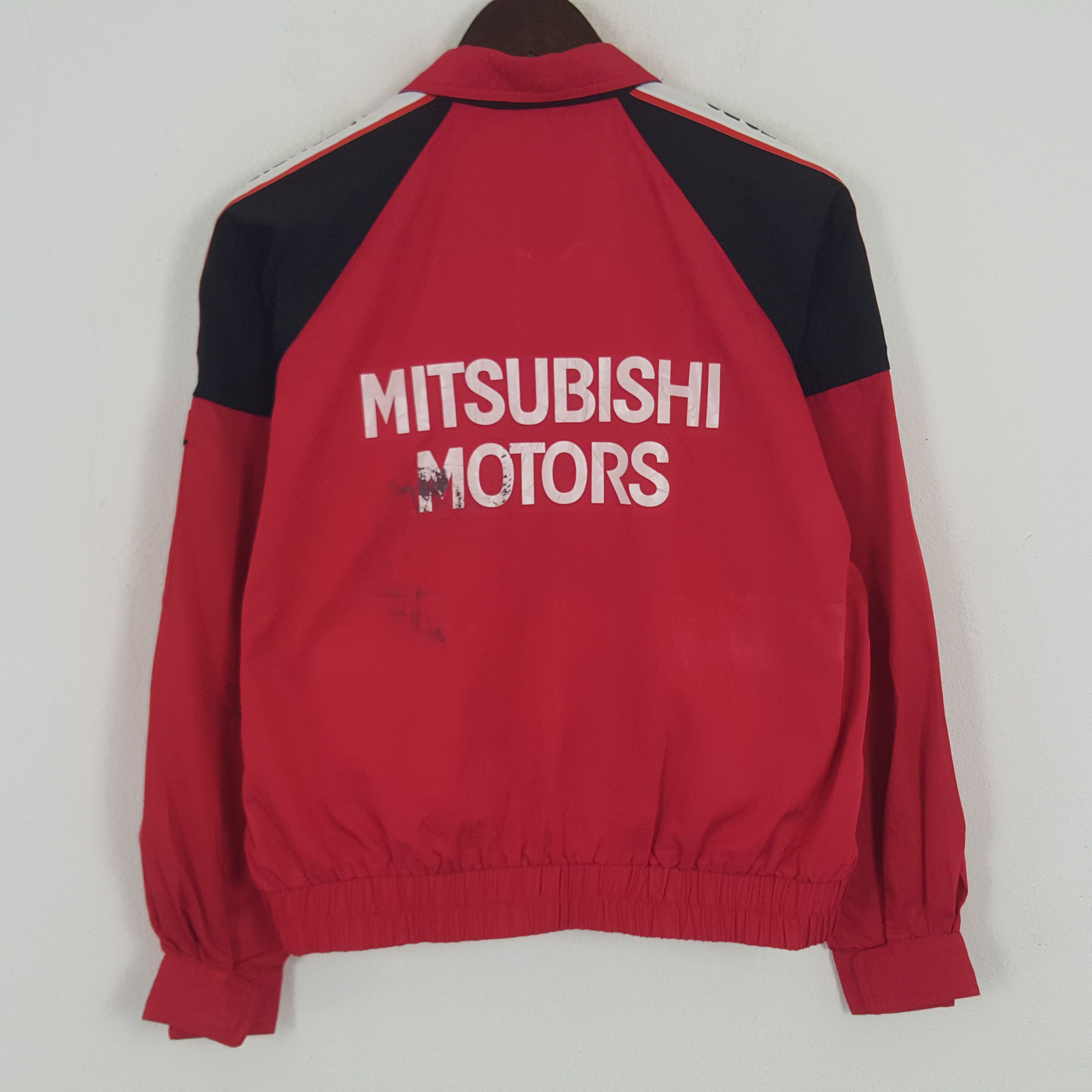 Japanese Brand × Vintage Vintage Mitsubishi Motors Worker Windbreaker Jacket Size US L / EU 52-54 / 3 - 1 Thumbnail