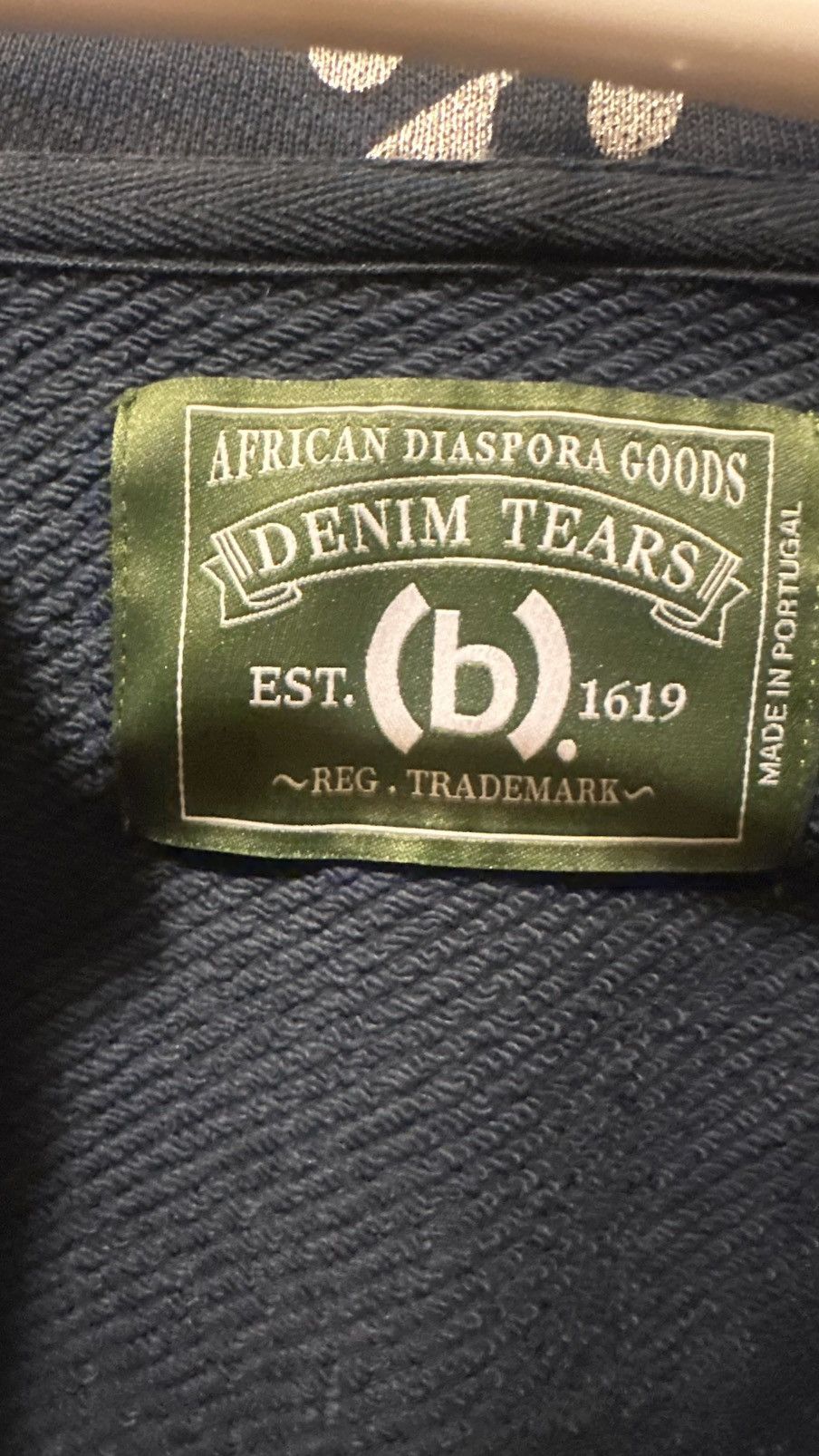 (B).Stroy × DENIM TEARS Denim Tears Bstroy Tears Zip Hoodie Size US S / EU 44-46 / 1 - 6 Thumbnail