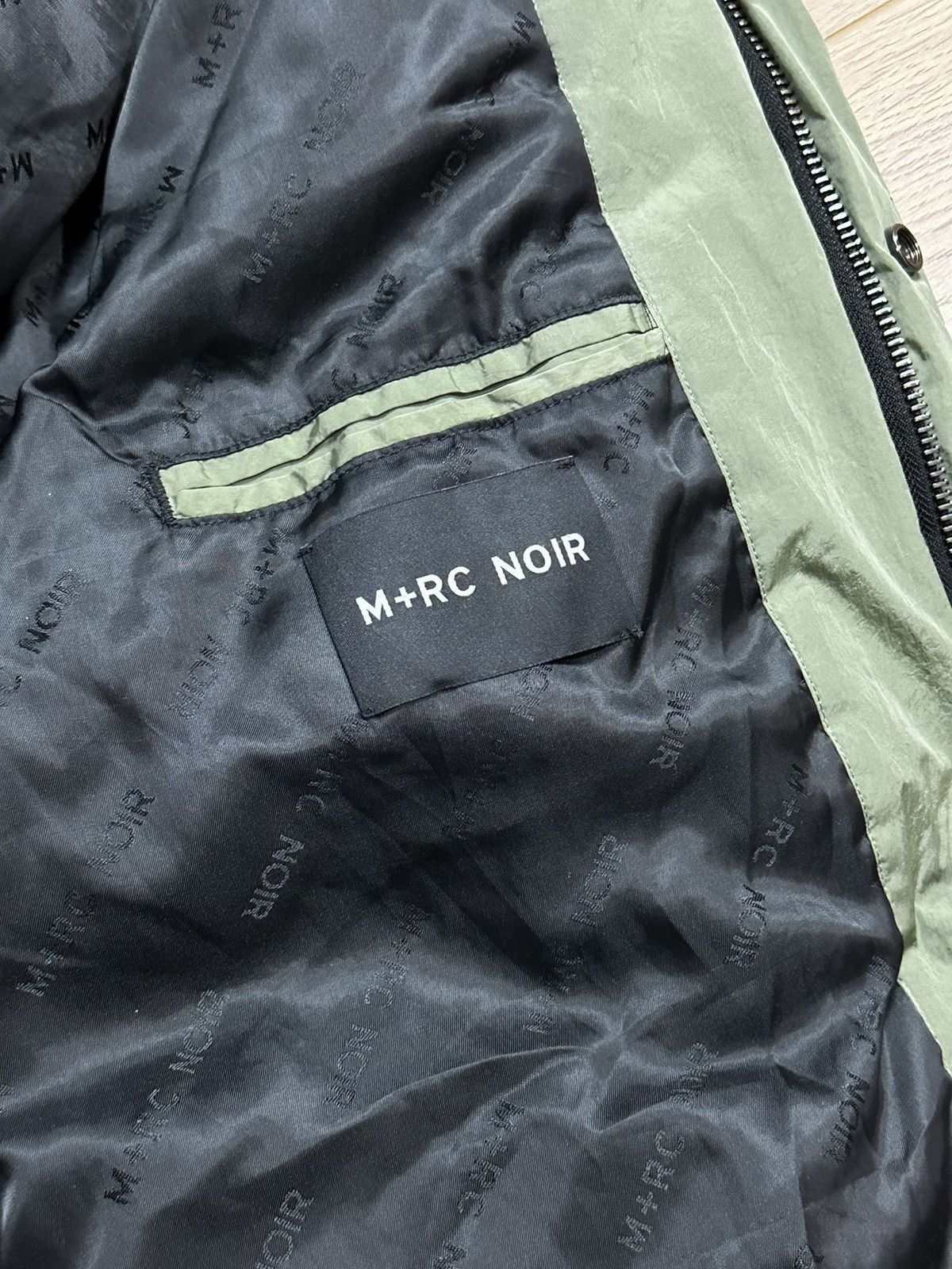 M+Rc Noir M+RC Noir Green Full Zip Insulated Big Logo Hooded Jacket Size US M / EU 48-50 / 2 - 18 Thumbnail